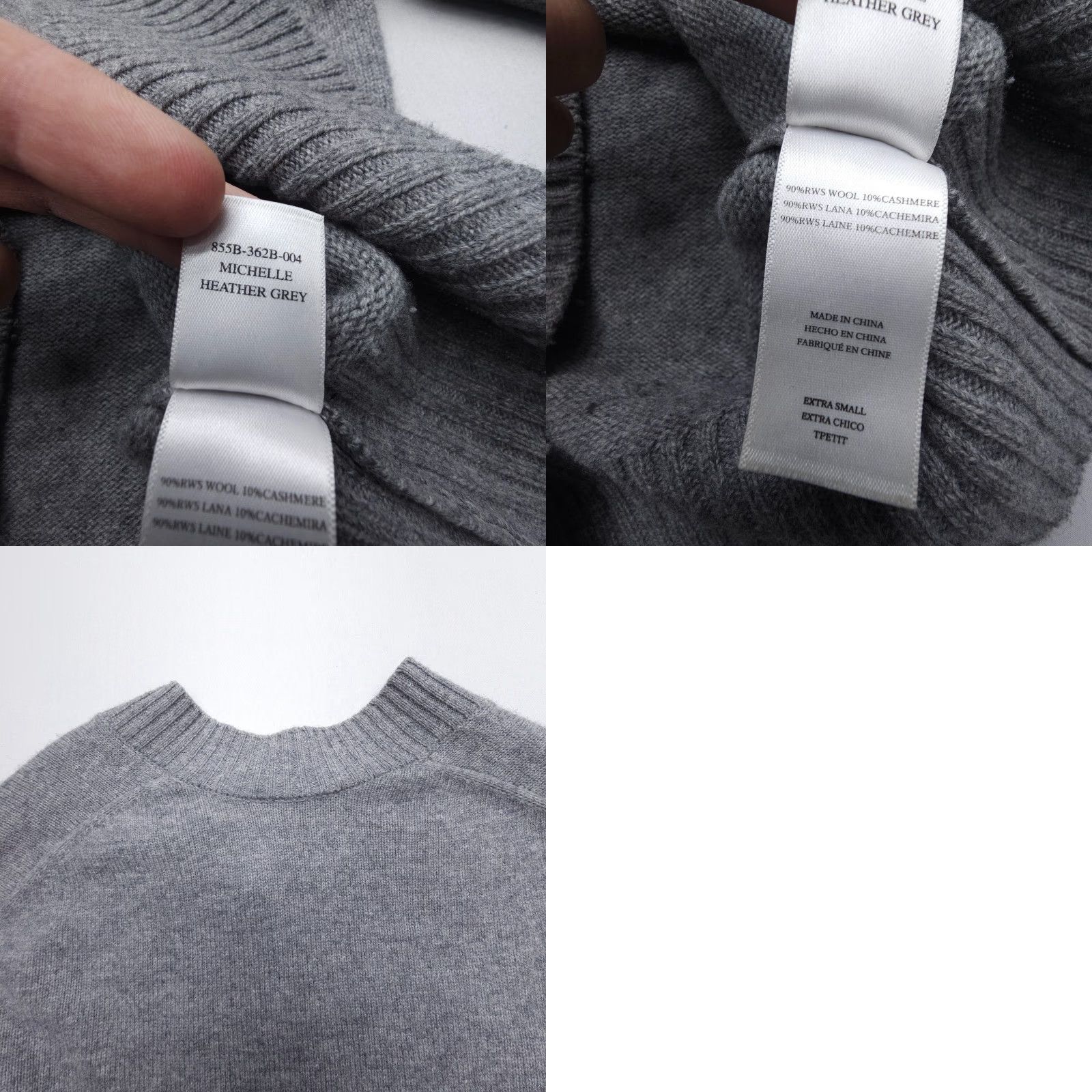 Rails Rails Wool Cashmere Sweater Pullover V-Neck Shirt XS Women Easy Casual Knit Vintage No Size XS / US 0-2 / IT 36-38 - 8 Thumbnail