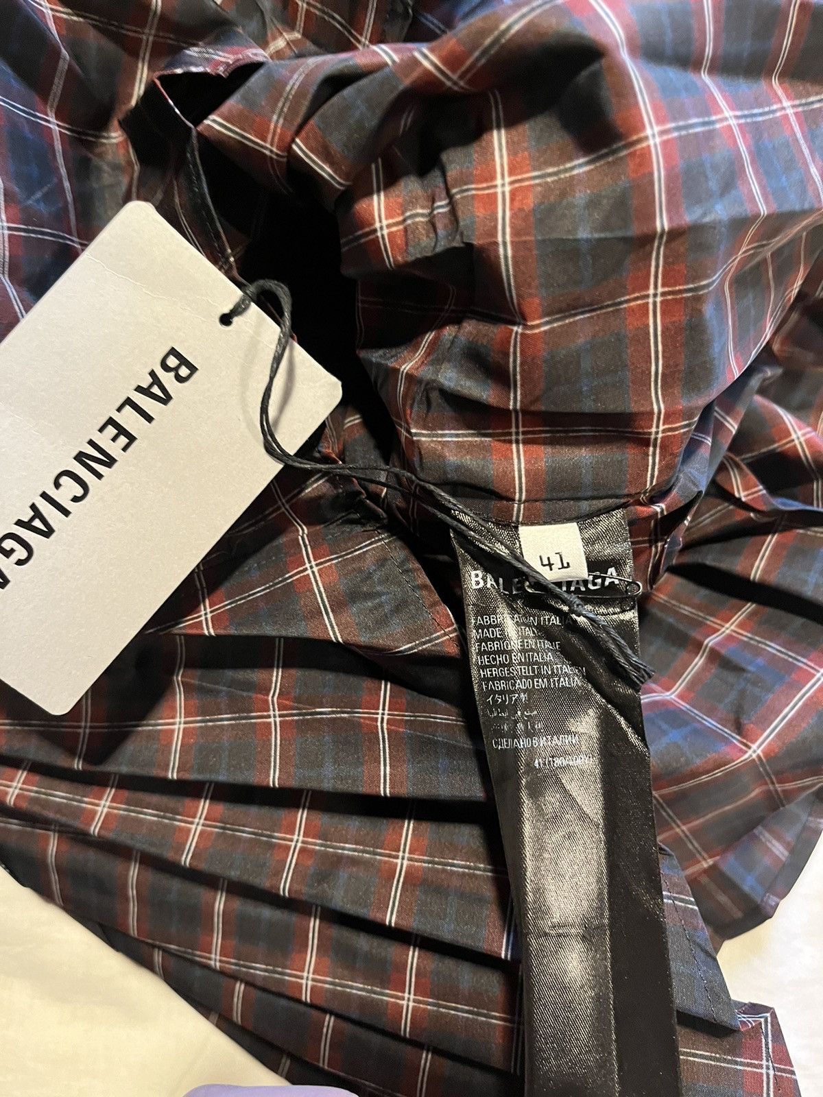 Balenciaga Balenciaga wrinkled shirt. Size US M / EU 48-50 / 2 - 6 Thumbnail