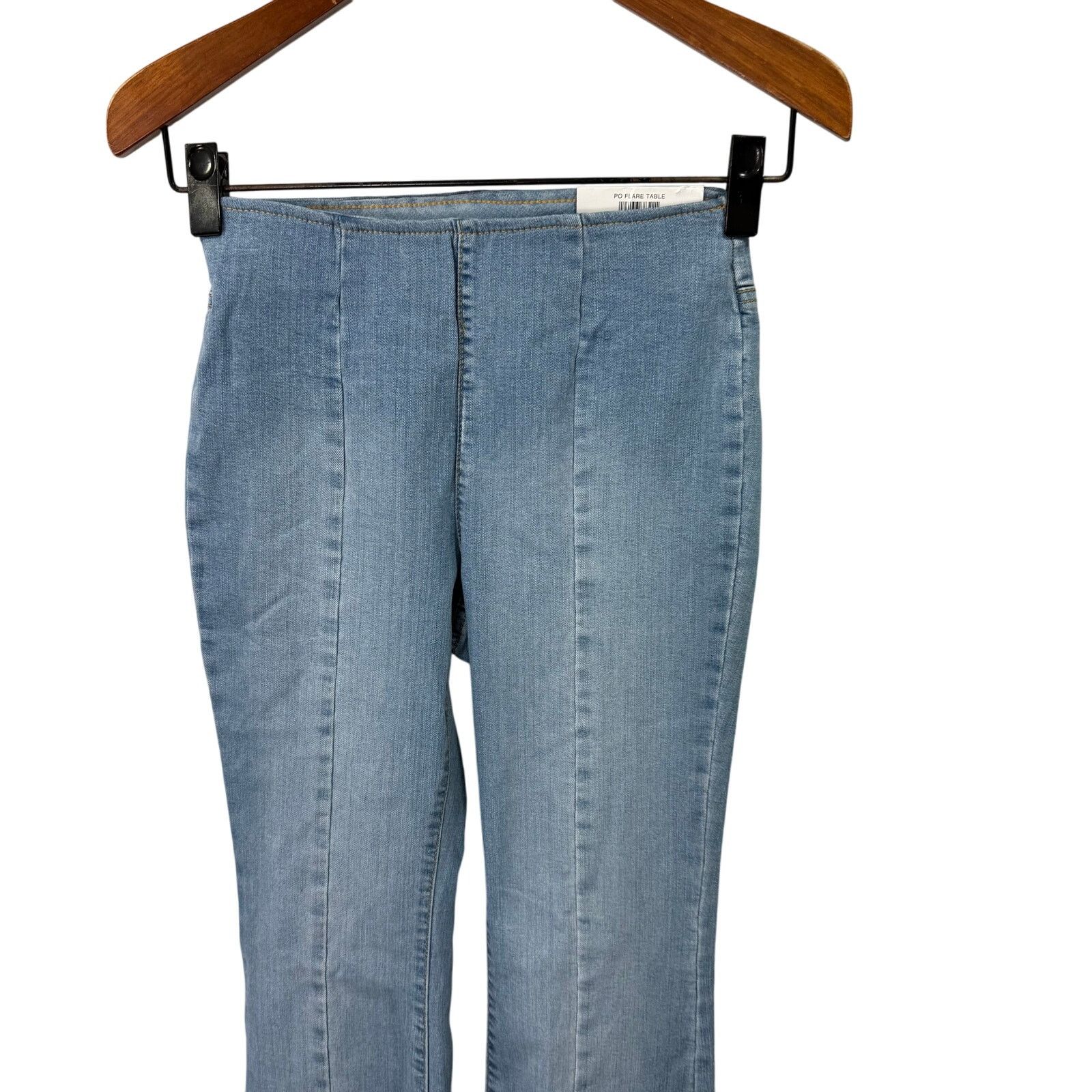 Macys INC International Concepts Jeans 0 Pull On Flare NEW #G621 Size 25" / US 0 / IT 36 - 7 Thumbnail