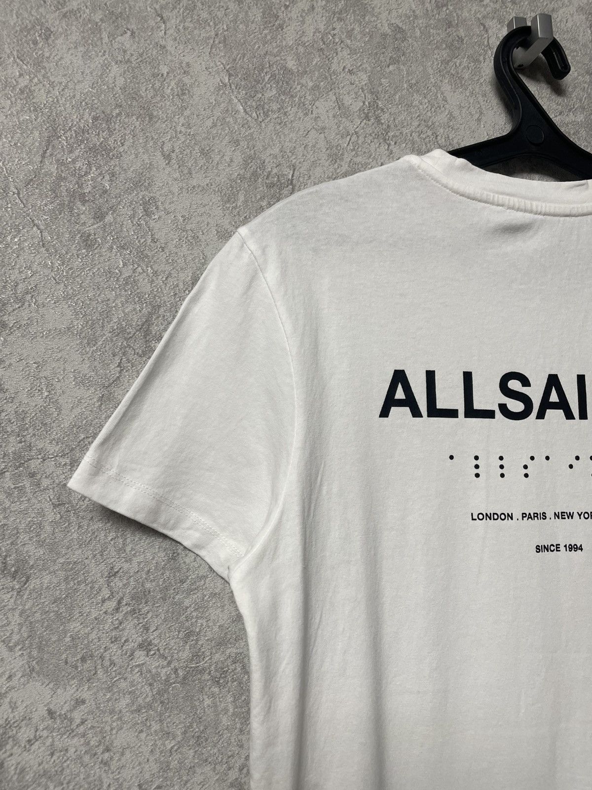 Allsaints Allsaints Big Logo White Classic T-Shirt Size US XS / EU 42 / 0 - 16 Thumbnail