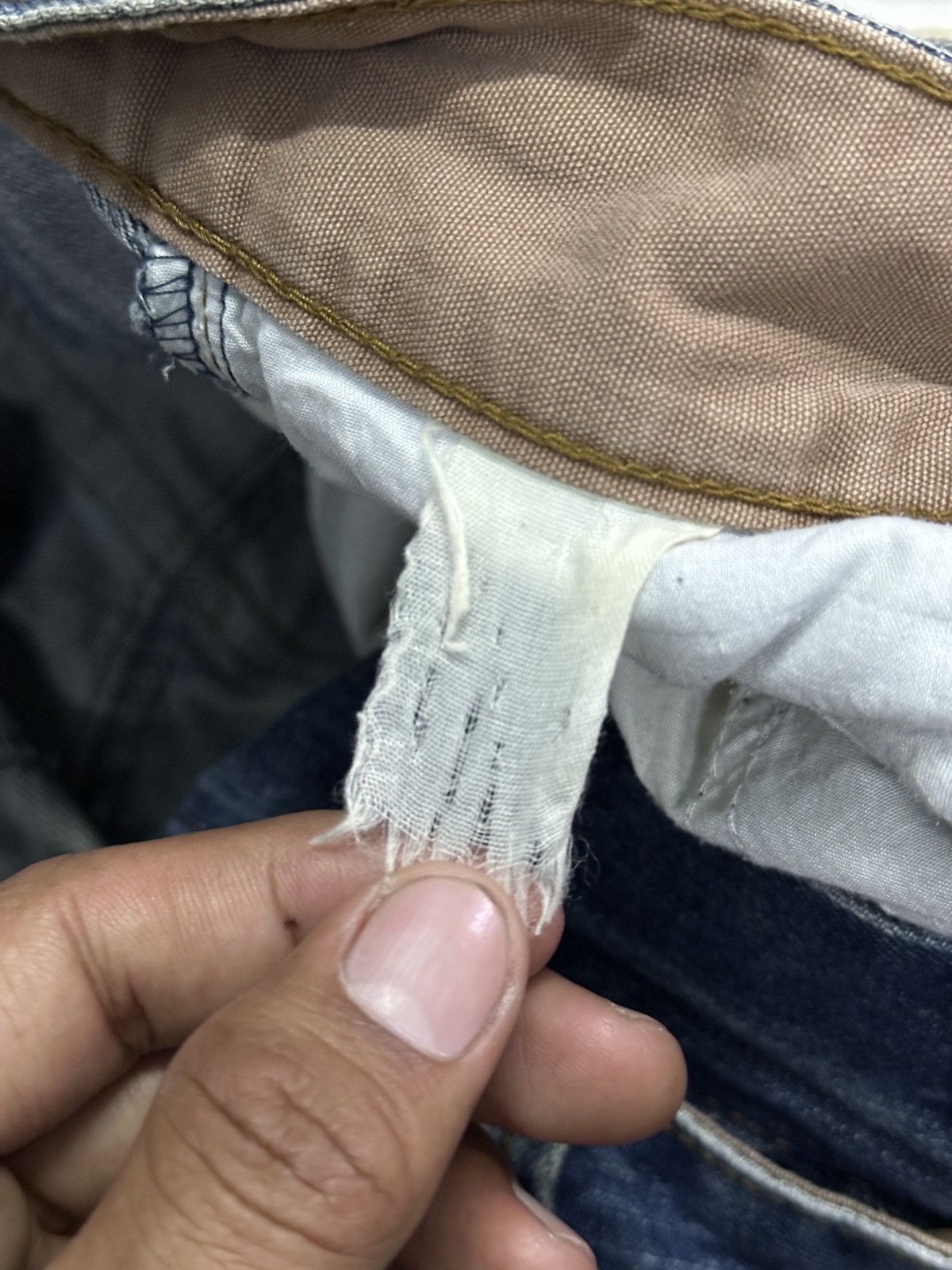 Japanese Brand Samuel Kevin Distress Denim Size US 34 / EU 50 - 11 Thumbnail