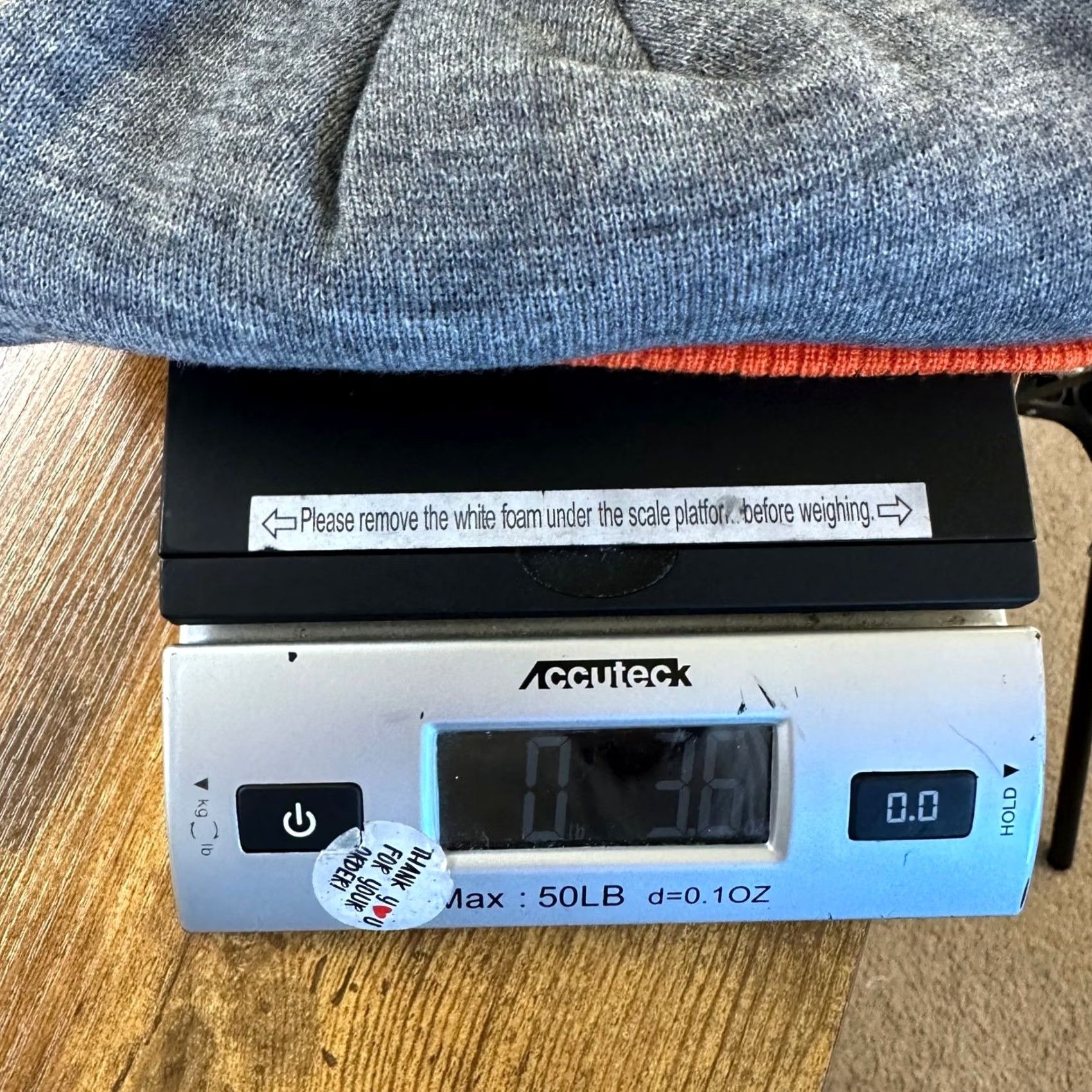 Mitchell & Ness VINTAGE? Mitchell & Ness New York Knicks Beanie Hat Pom Cuffed Knit Grey Orange Blue Size ONE SIZE - 8 Thumbnail