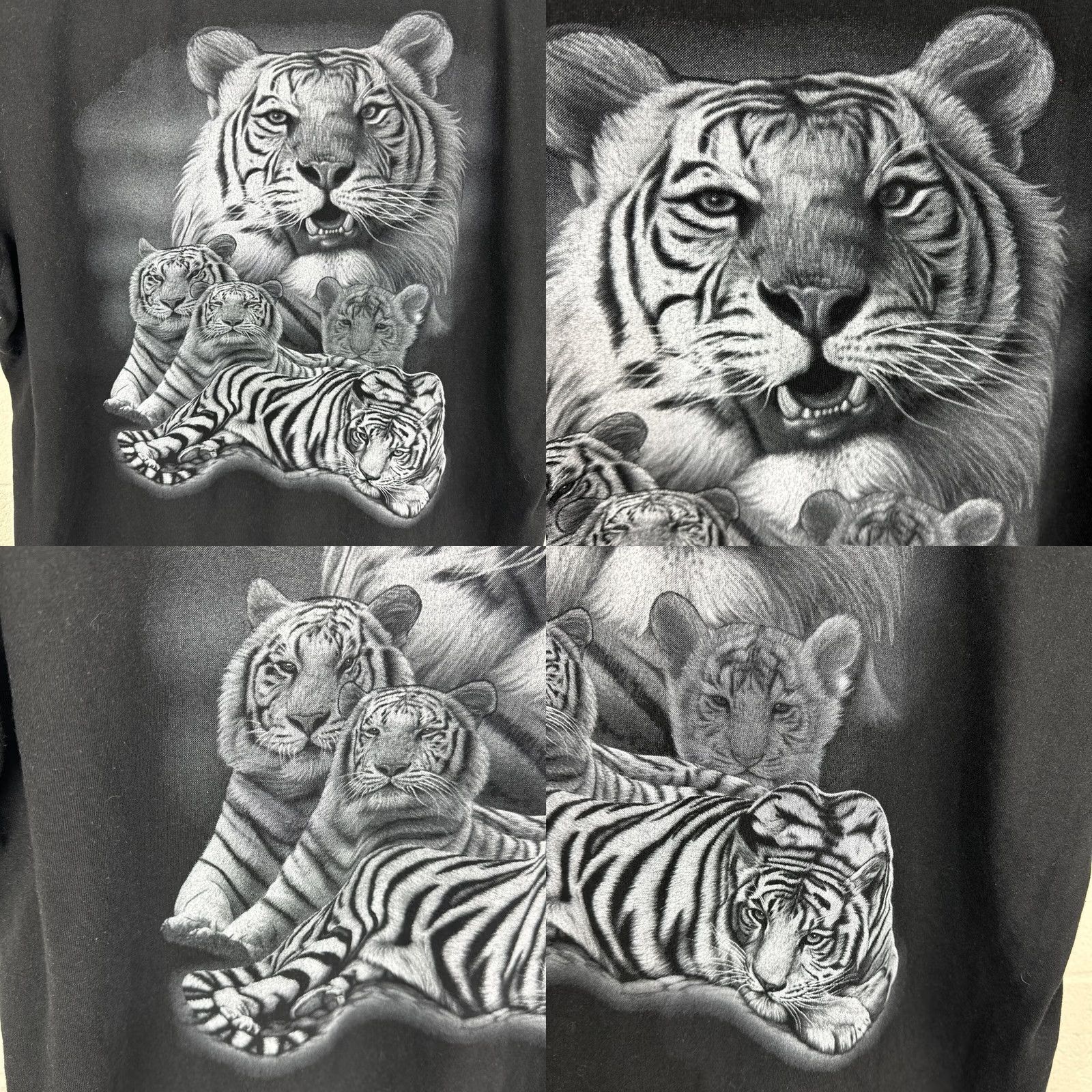 Doublet Vintage Hot Rock Snow Tiger Graphic Tee XXL Black Double Sided 25x31 Size US XXL / EU 58 / 5 - 10 Thumbnail