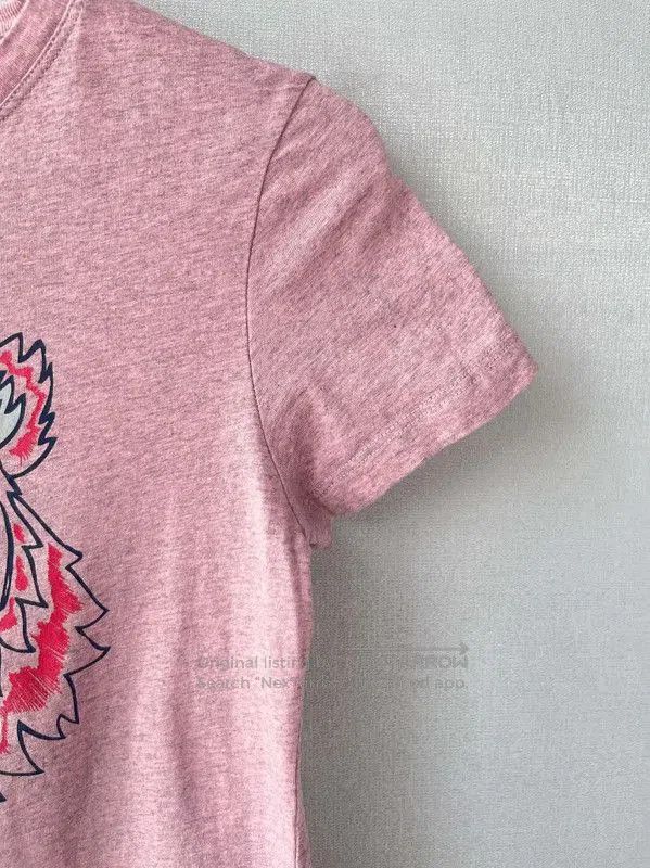 Kenzo KENZO Pink Cotton Animal Print Short Sleeve T-Shirt . Size XS / US 0-2 / IT 36-38 - 7 Thumbnail