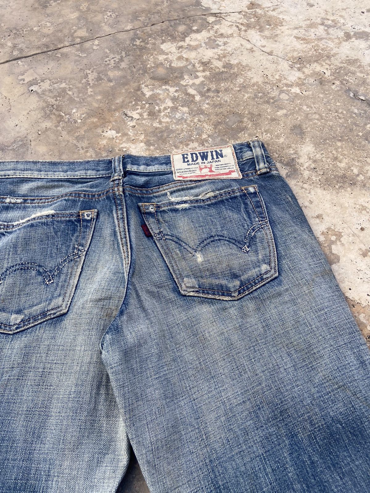 Edwin VINTAGE DISTRESSED EDWIN REWORK PANT Size US 30 / EU 46 - 6 Thumbnail
