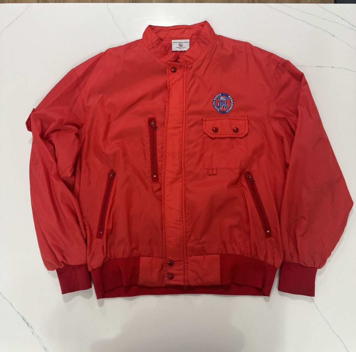 Other 🔴 Vintage 80s Ford QPM Jacket — Made in USA 🇺🇸 Size US XL / EU 56 / 4 - 2 Thumbnail