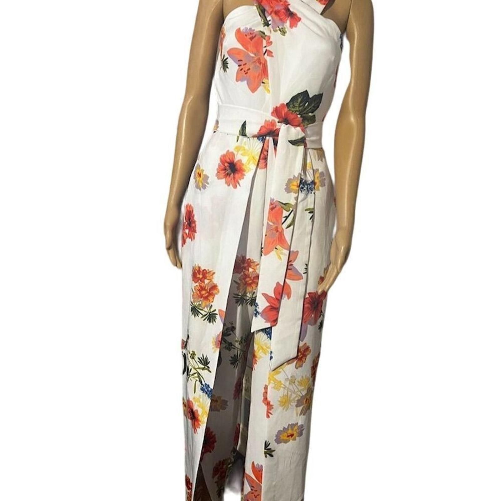 Other Alex Marie Floral Jumpsuit Women’s Size 2 Wide-Leg Summer Size 26" / US 2 / IT 38 - 3 Thumbnail