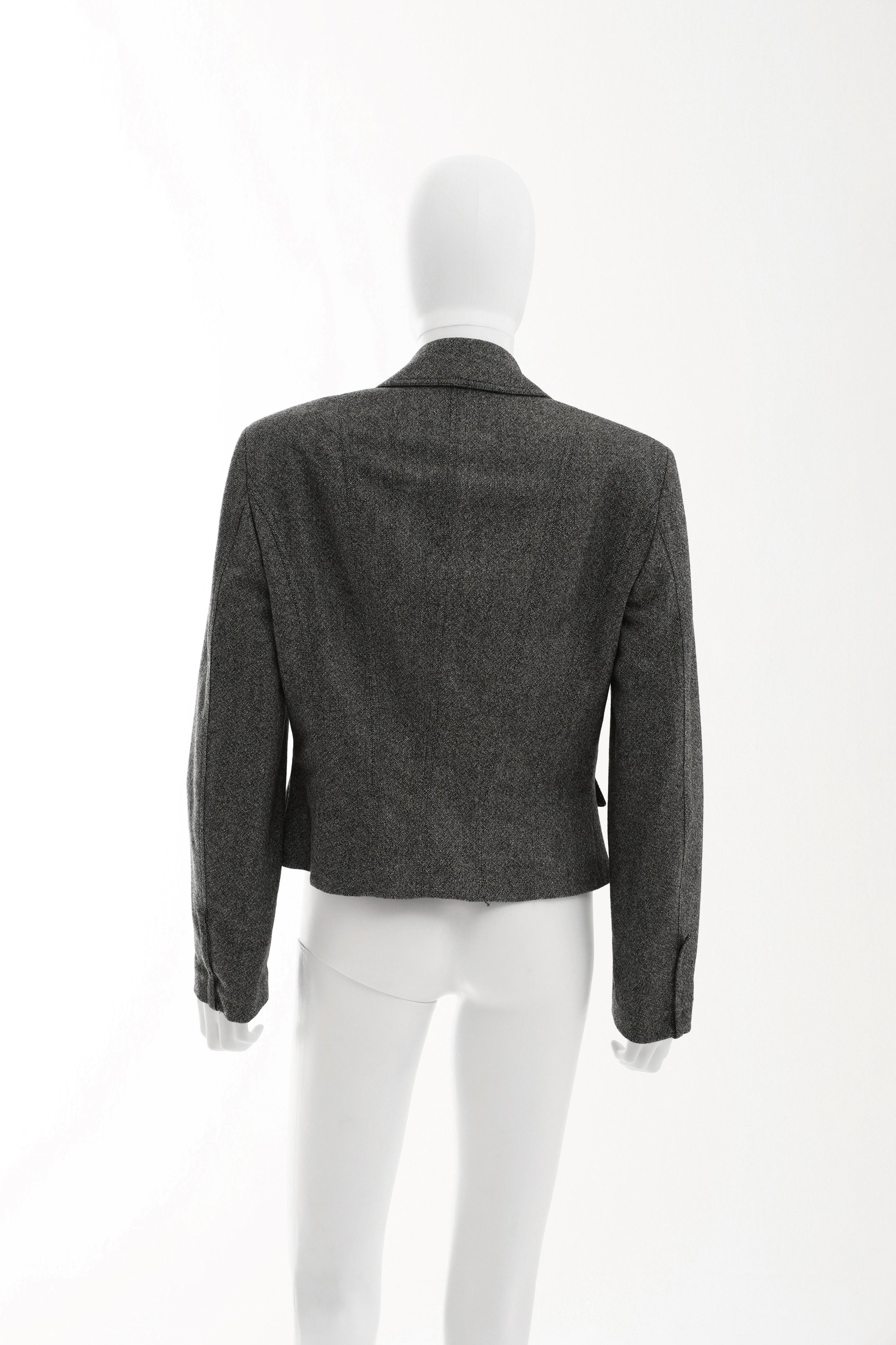 Alexander McQueen Late 90's Grey Wool Blazer Size M / US 6-8 / IT 42-44 - 3 Thumbnail