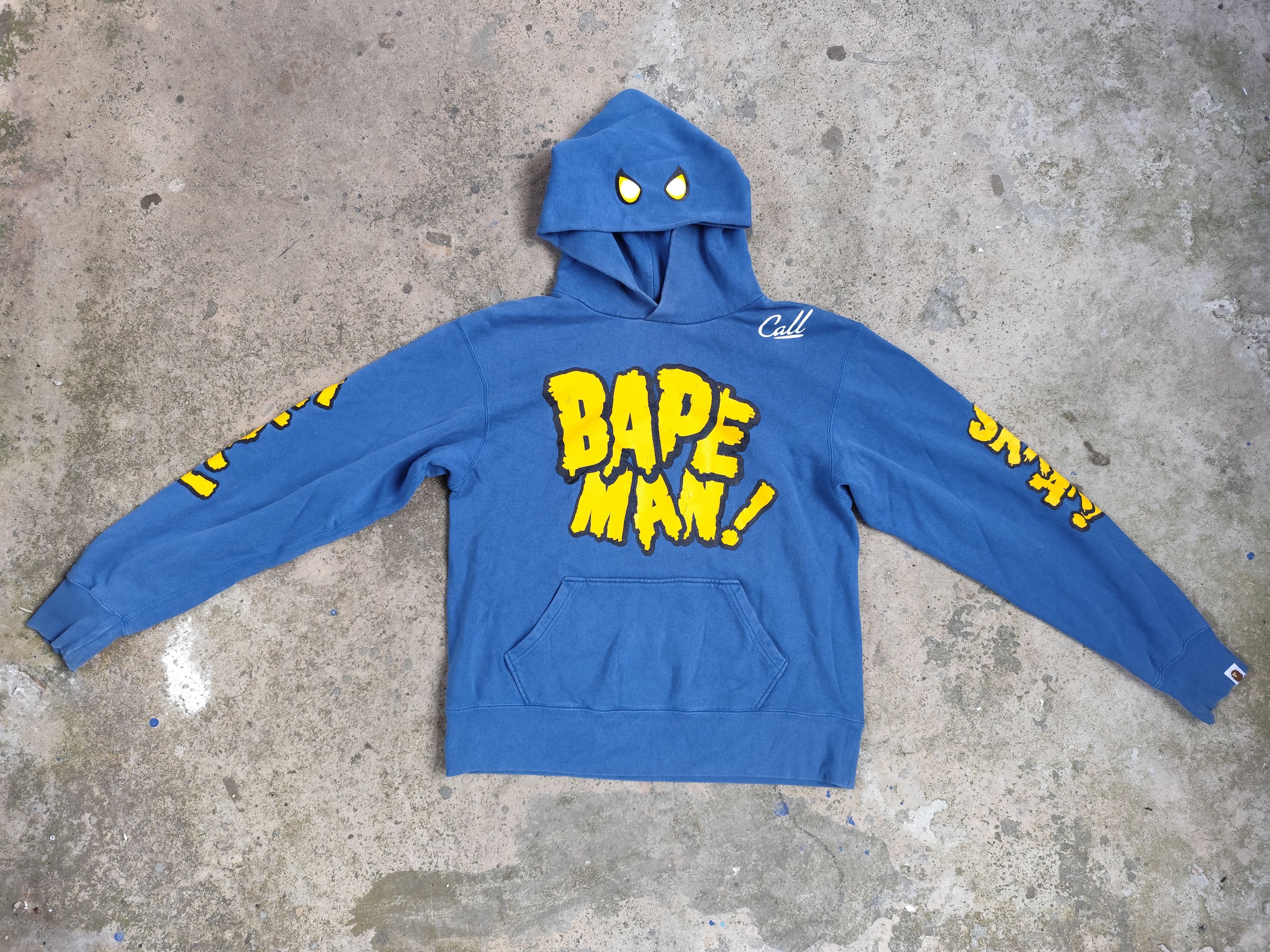 Bape Vintage 2005 Bape "BAPE MAN" Hoodie Size US S / EU 44-46 / 1 - 1 Thumbnail