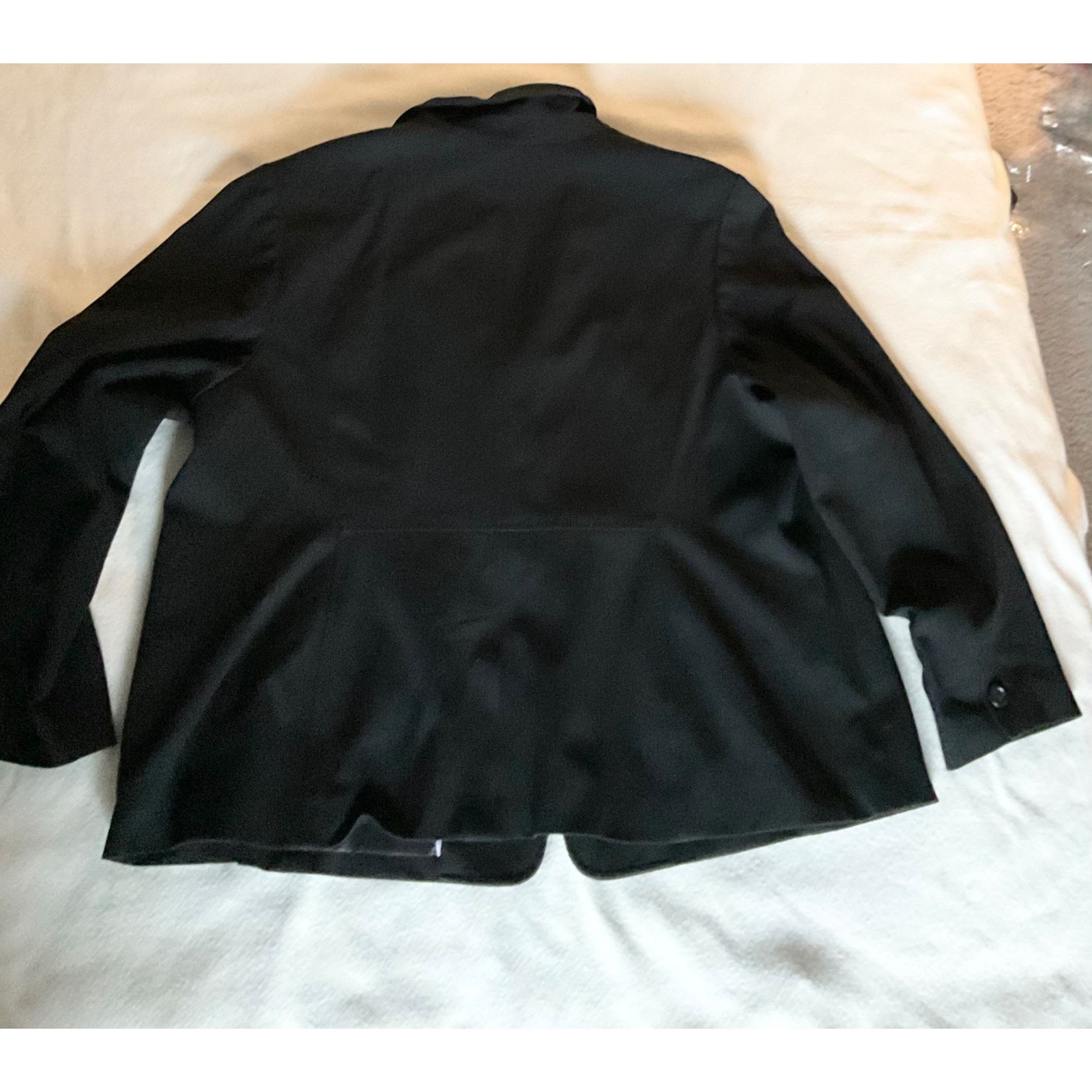 Talbots Talbots Fabric Knit In Italy Blazer Black Jacket Women's Sz2 Size 3XL / US 20-22 - 6 Thumbnail