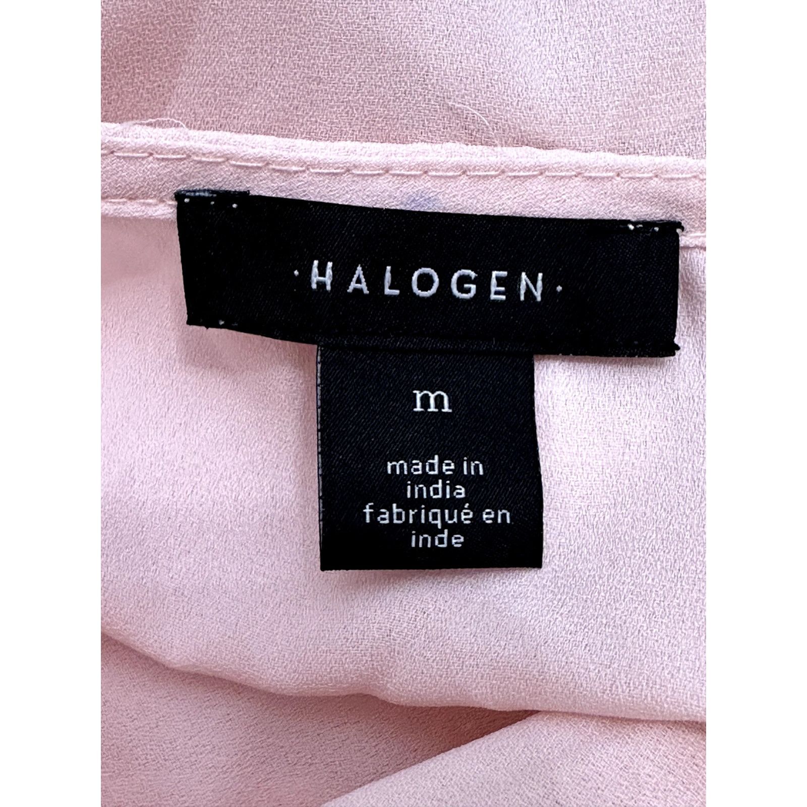 Other Halogen Faux Wrap Blouse Long Sleeves Light Pink Women's M Size M / US 6-8 / IT 42-44 - 9 Thumbnail