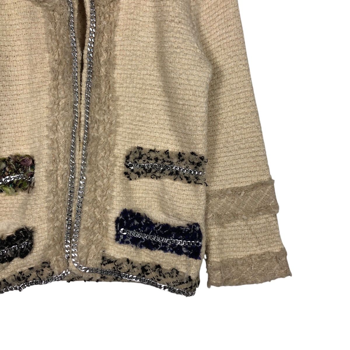 Japanese Brand 📌Vintage Knit Cropped Jacket Tweed Macphee Size M / US 6-8 / IT 42-44 - 6 Thumbnail