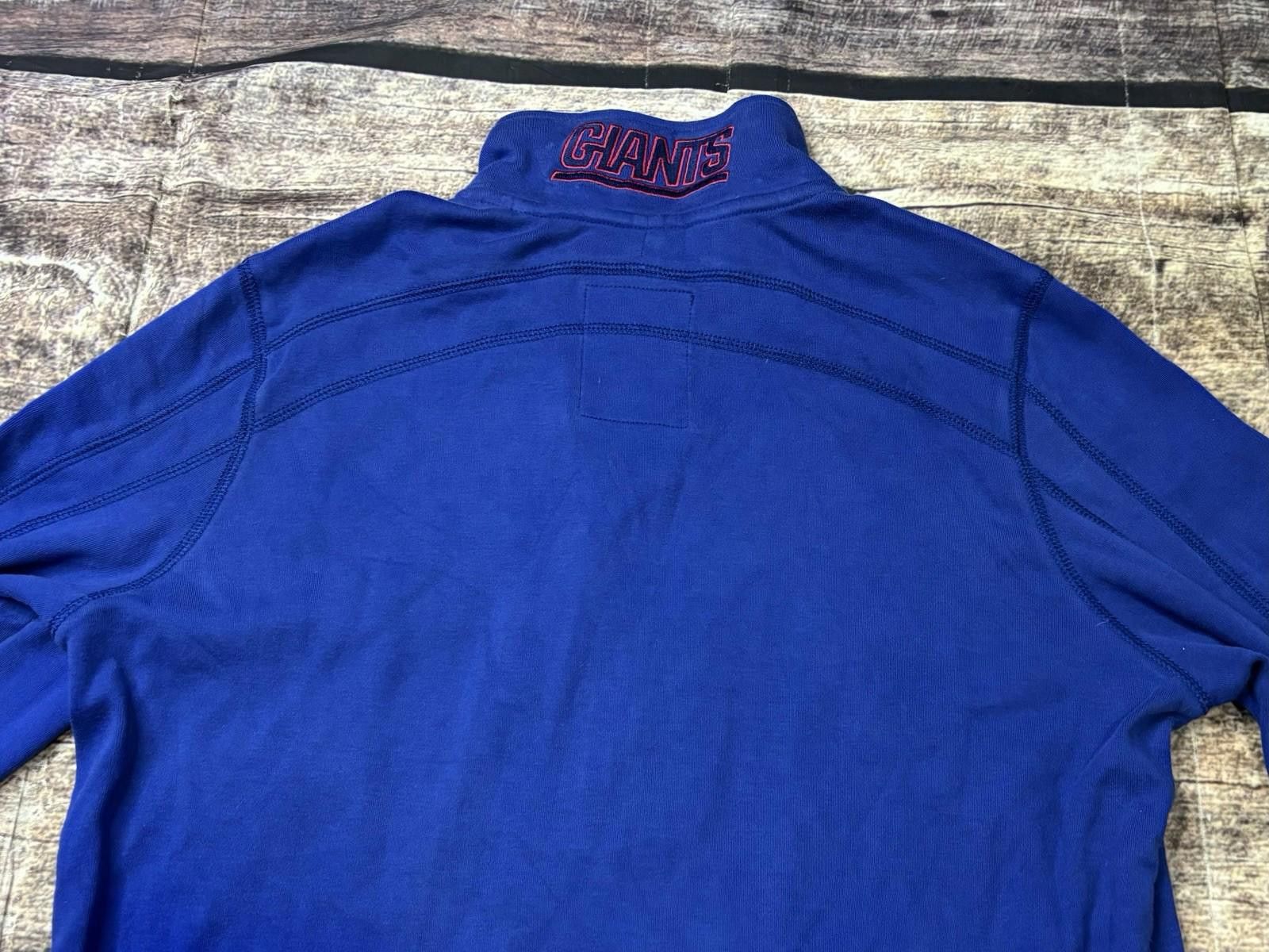 Tommy Bahama Tommy Bahama Sweater Mens S NFL Giants 1/4 Zip Pima Cotton Size US S / EU 44-46 / 1 - 9 Thumbnail