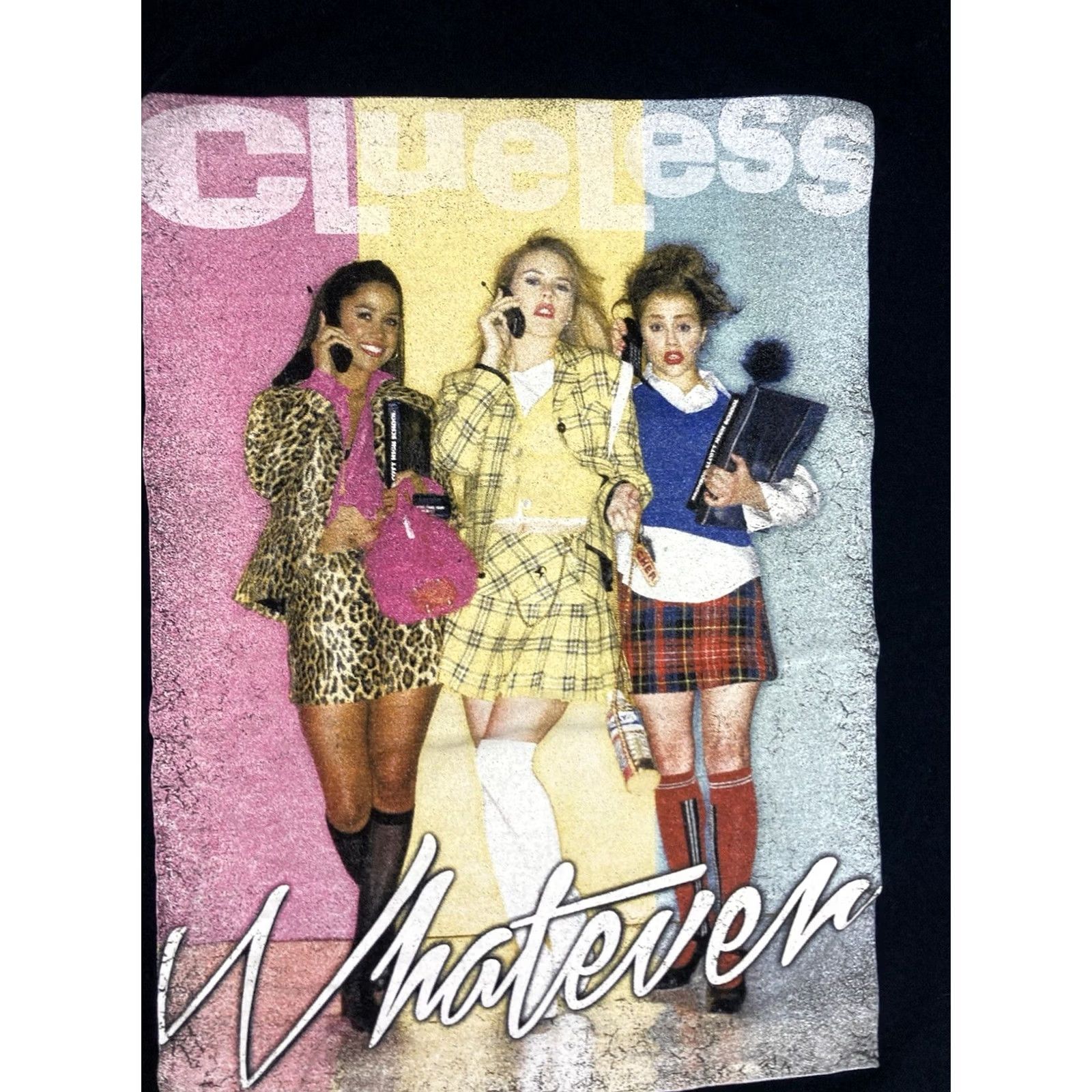 Vintage VINTAGE Clueless Graphic T-shirt Women Large Black Short Sleeve Movie Size L / US 10 / IT 46 - 2 Thumbnail
