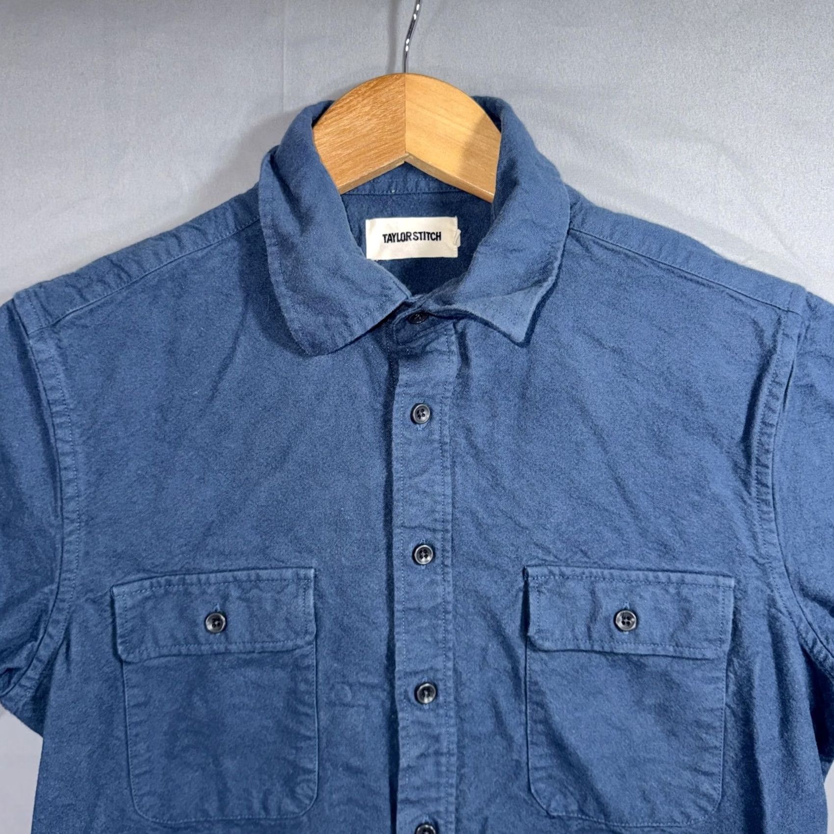 Taylor Stitch Taylor Stitch Shirt Mens 36 Blue Long Sleeve Button Front Workwear Casual Size US M / EU 48-50 / 2 - 3 Thumbnail