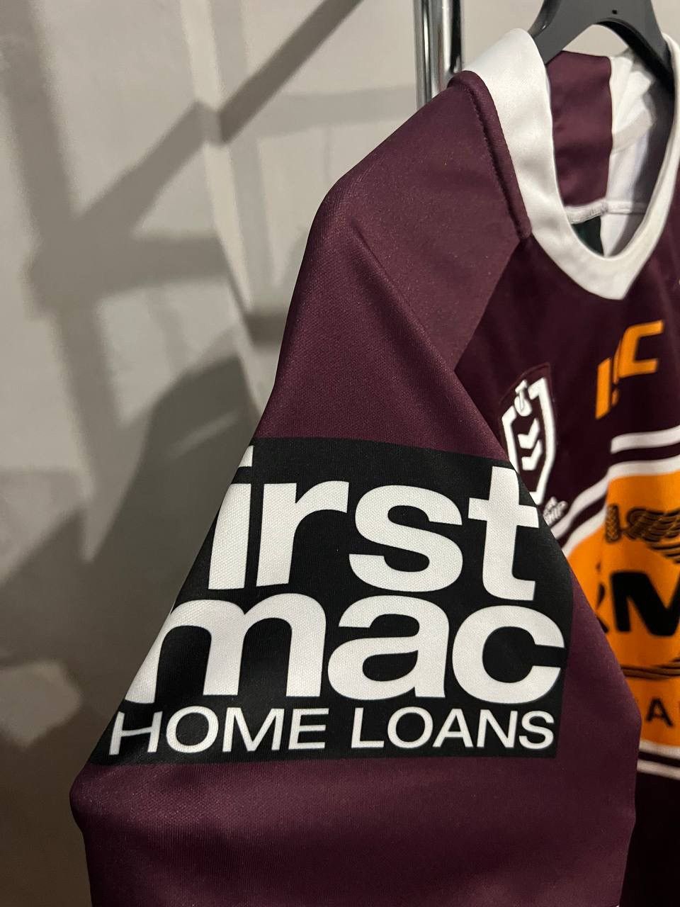 New Zealand Outback 2019 NRL BRONCOS BRISBANE RUGNY UNION SHIRT JERSEY ISC 2XL Size US XXL / EU 58 / 5 - 10 Thumbnail