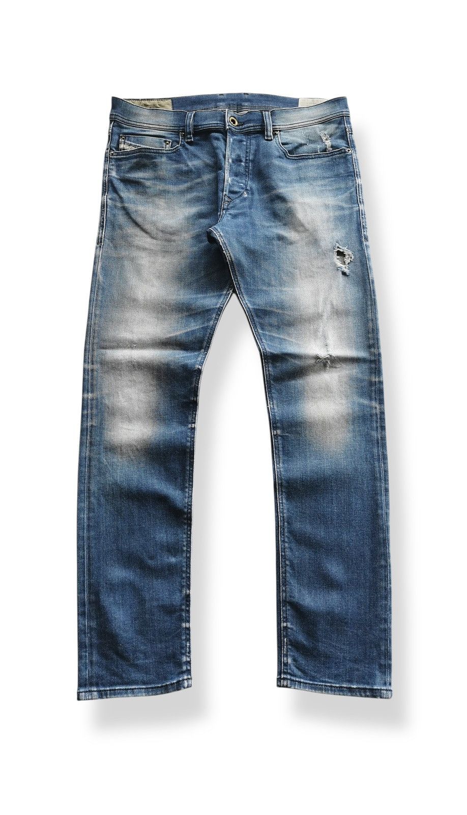 Diesel Diesel Tepphar D-Carrot Slim Tapered Distressed Jeans W32 Size US 32 / EU 48 - 1 Thumbnail
