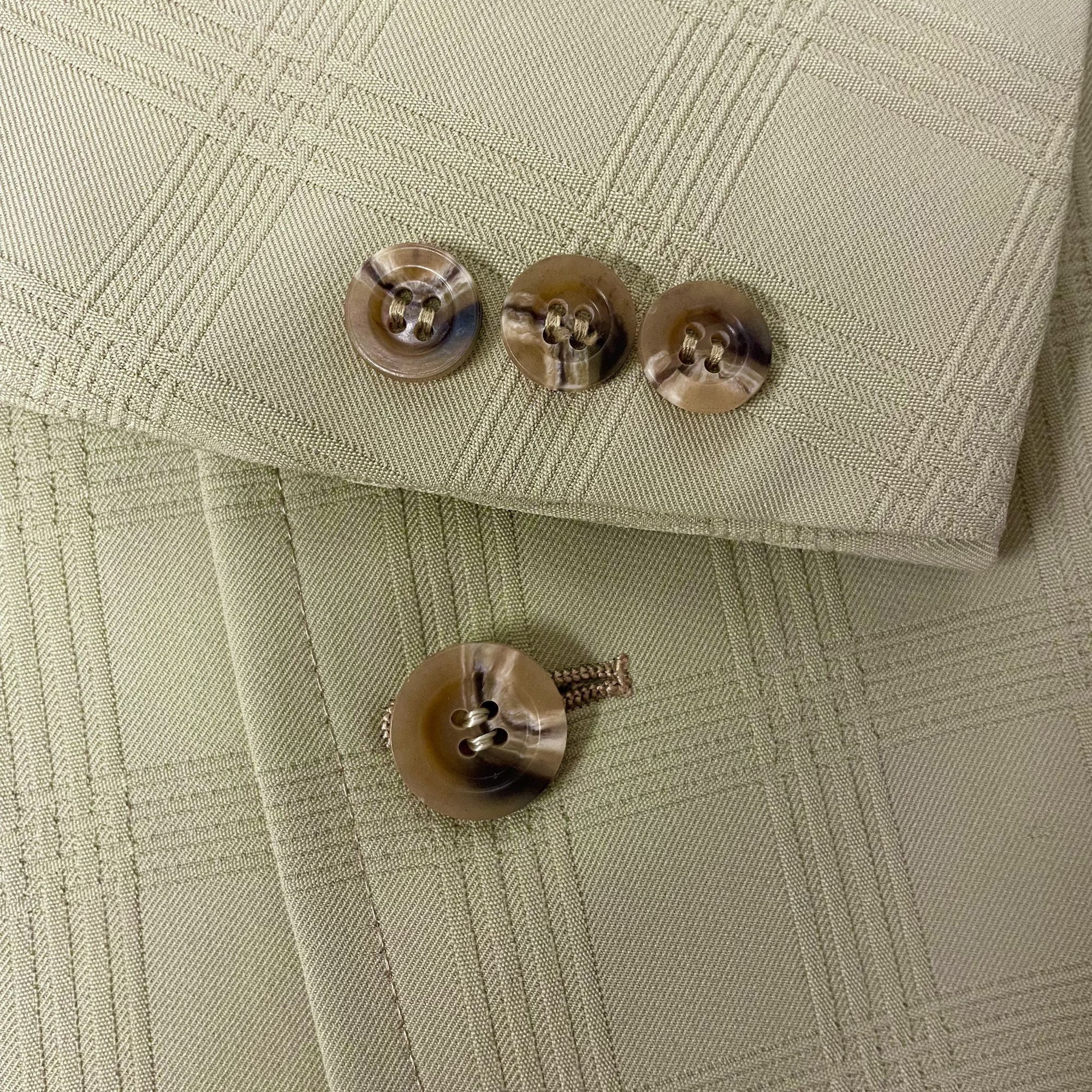 Other Vtg Linden Clothes Khaki Sport Coat TEXTURED Jacket Size 38L - 6 Thumbnail