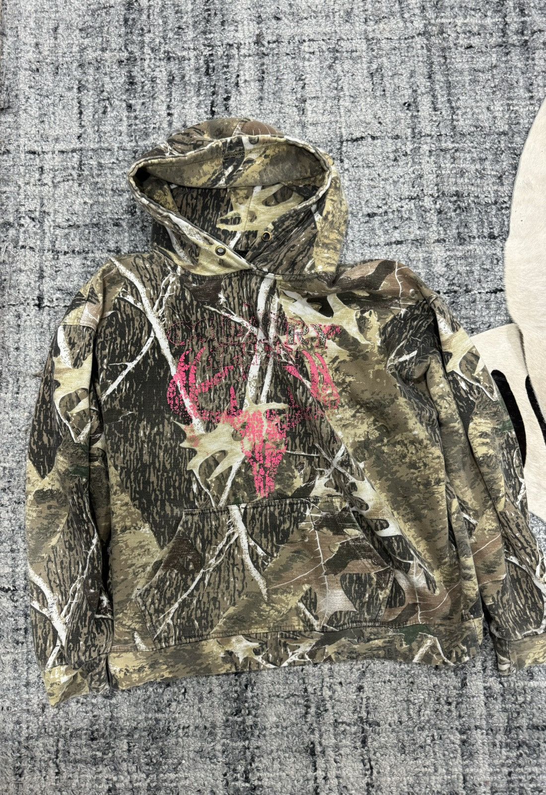 Vintage Vintage Real Tree Camo Hoodie Size US S / EU 44-46 / 1 - 1 Thumbnail