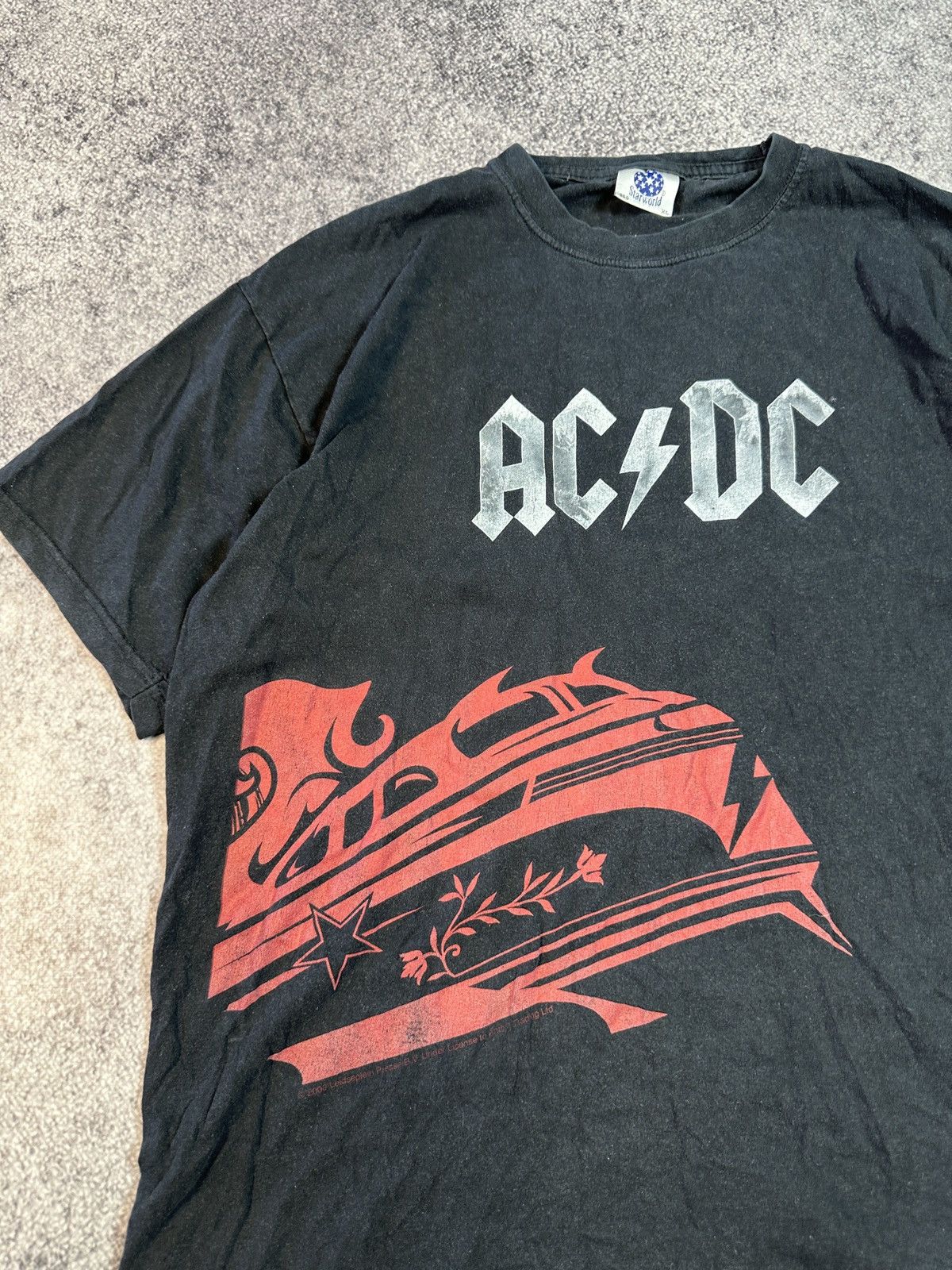 AC/DC × Band Tees × Vintage Vintage AC/DC 2008 Band Tees Streetwear T-shirt Rock VTg XL Size US XL / EU 56 / 4 - 2 Thumbnail