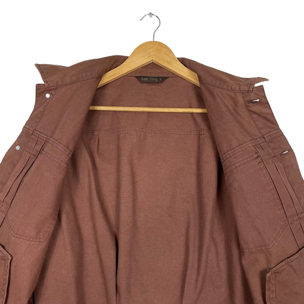 20471120 × Hysteric Glamour × Japanese Brand 💥REAL THING TRUCKER RICH BROWN JACKET Size US M / EU 48-50 / 2 - 12 Thumbnail