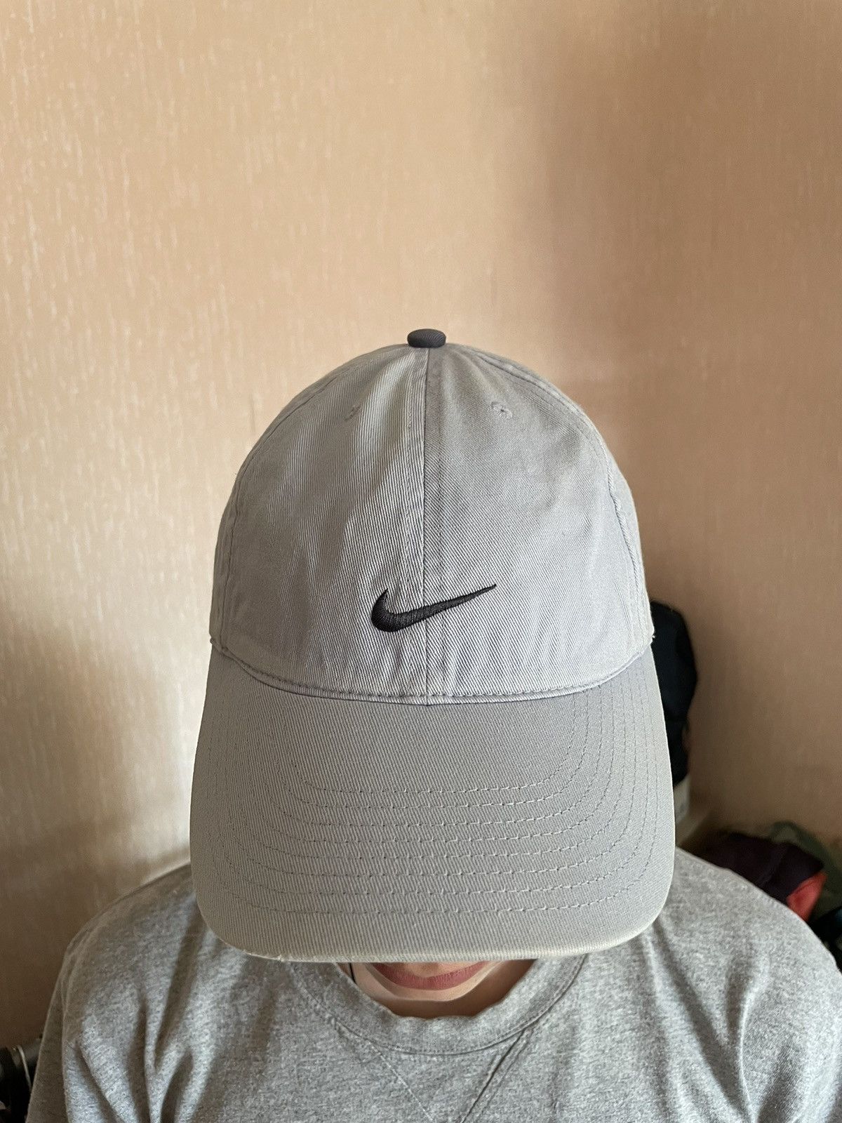 Nike × Vintage Vintage Nike Cap Mini Swoosh Size ONE SIZE - 2 Thumbnail