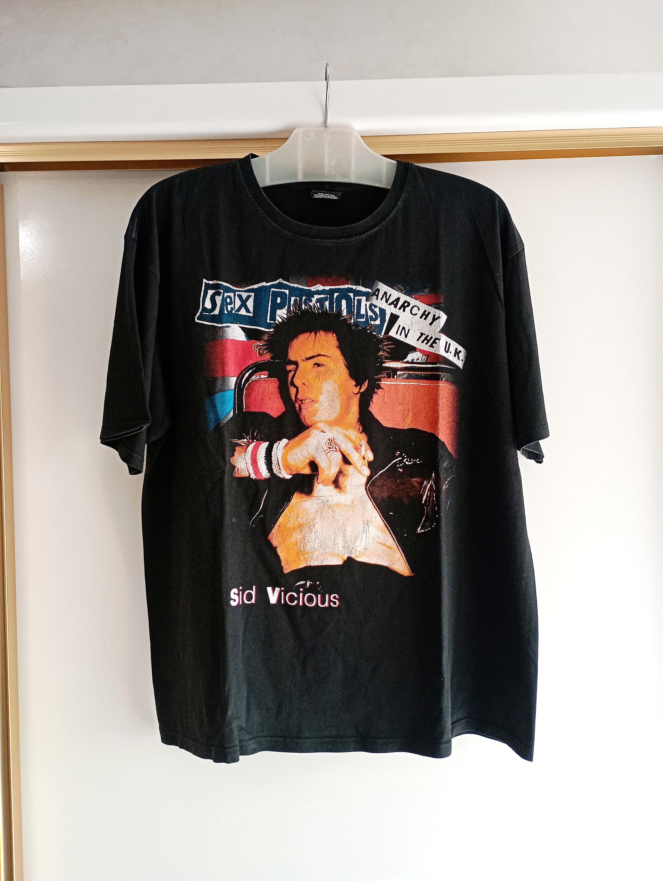 Band Tees Rare Vintage Sex Pistols "Anarchy in the UK" Band T-Shirt Size US XXL / EU 58 / 5 - 2 Thumbnail
