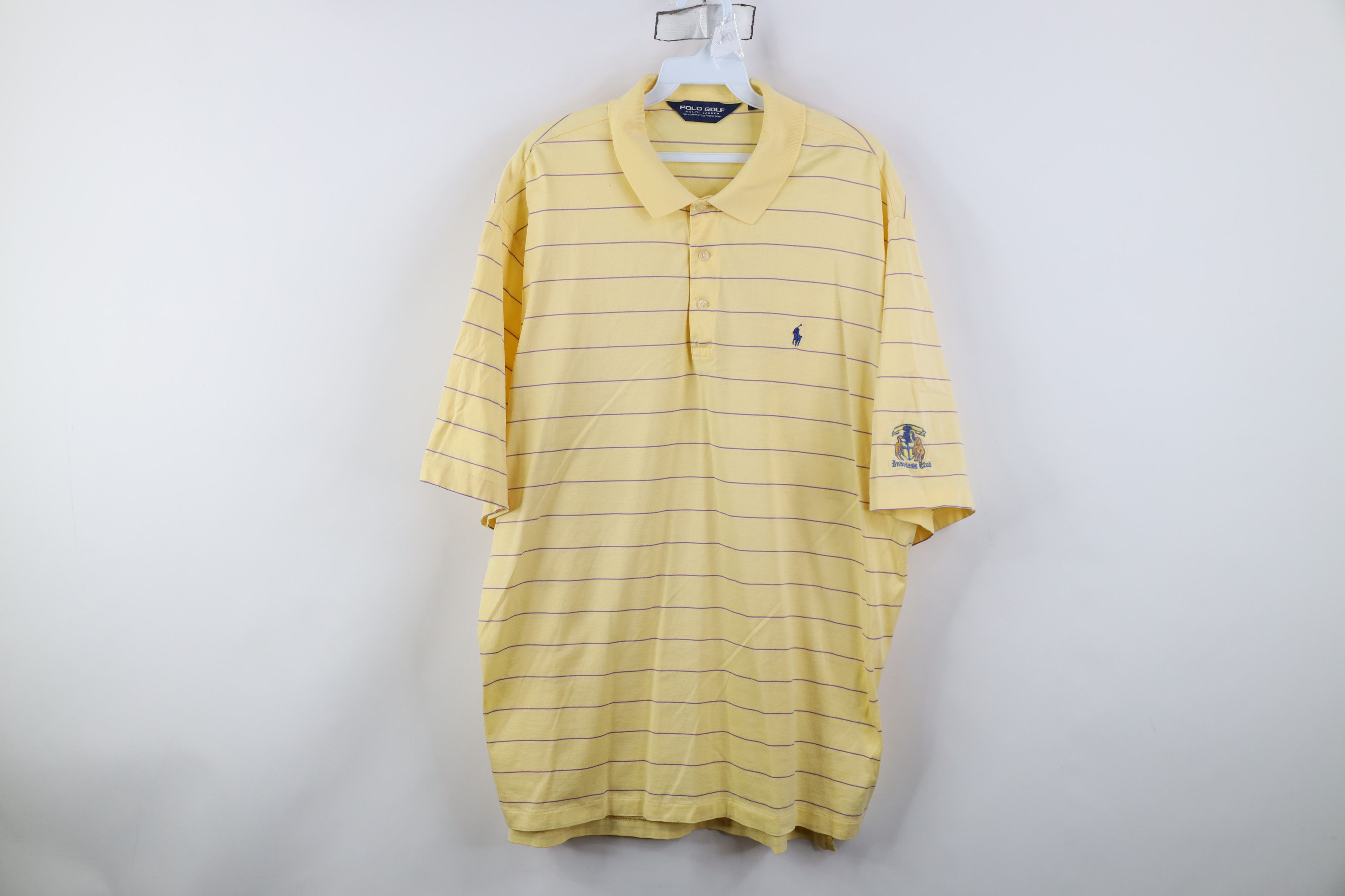Ralph Lauren Vintage 90s Polo Golf Ralph Lauren Club Striped Polo Shirt Size US XL / EU 56 / 4 - 1 Thumbnail