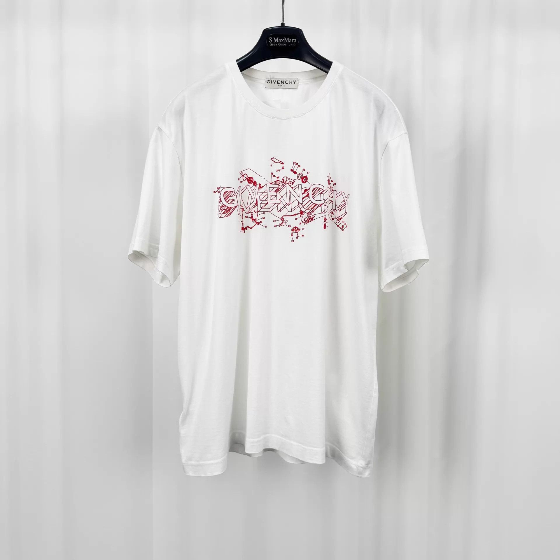 Givenchy Givenchy Logo Print Short Sleeve M 98 New Size US M / EU 48-50 / 2 - 1 Thumbnail
