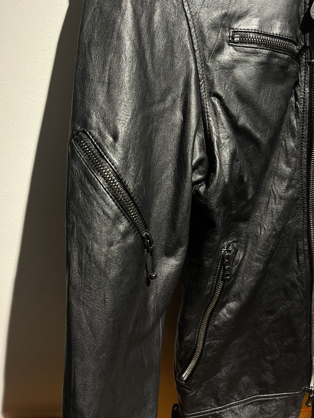 Izreel  Kazuhiro Takakura IZREEL LEATHER JACKET Size US L / EU 52-54 / 3 - 4 Thumbnail