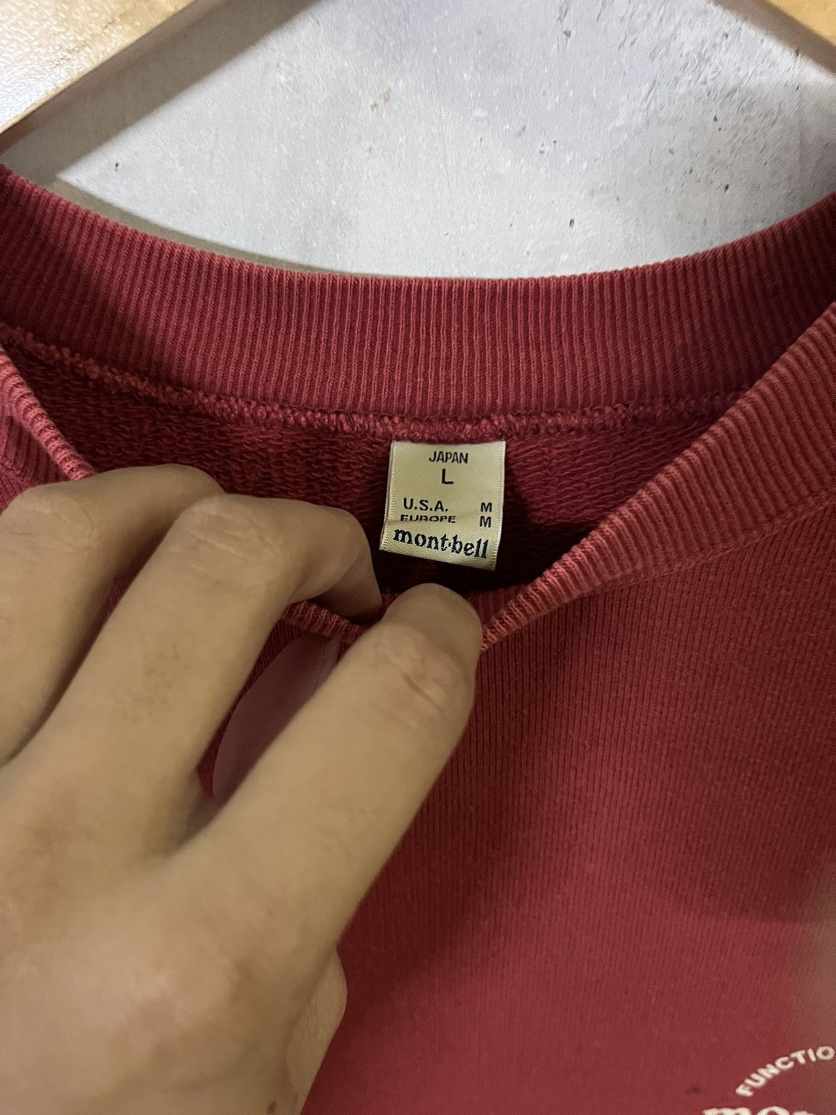Montbell Vtg Mont-Bell Sweatshirt Japan Size US L / EU 52-54 / 3 - 4 Thumbnail