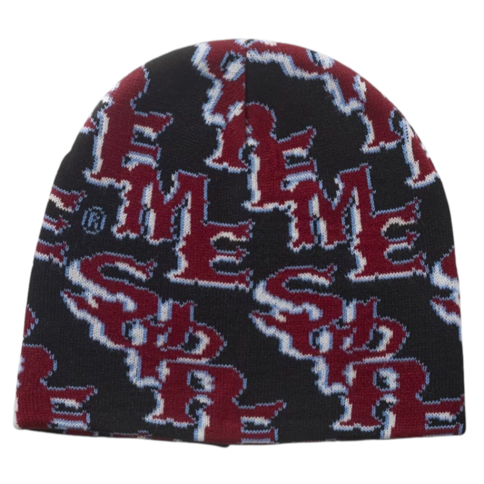 Supreme Slanted Gothic Outline Beanie Black Size ONE SIZE - 1 Preview