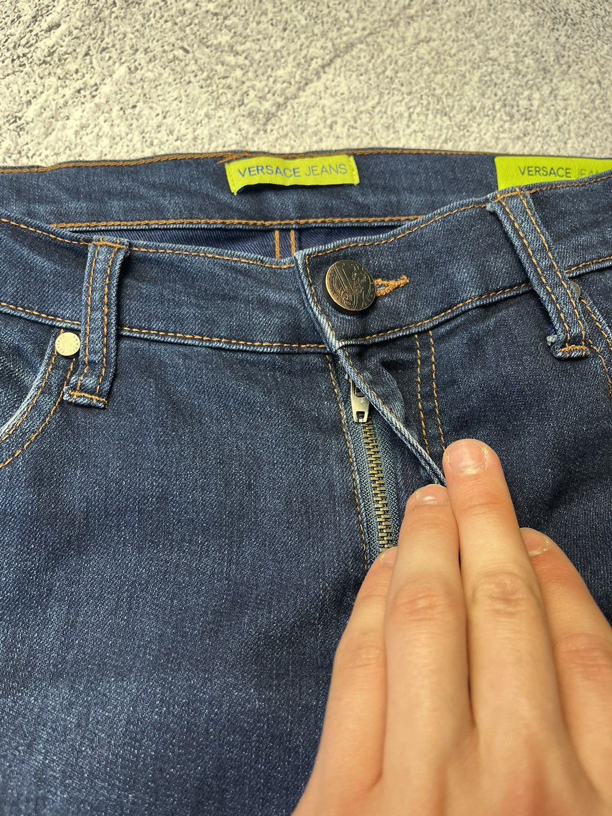 Versace Vintage Versace Jeans Couture Denim Pants Luxury Y2K Size US 32 / EU 48 - 14 Thumbnail