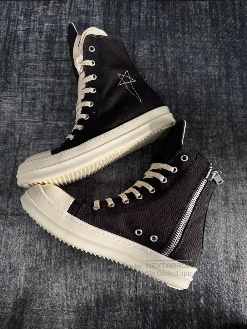 Rick Owens Rick Owens High Top Converse shoes Size US 6.5 / IT 36.5 - 4 Thumbnail