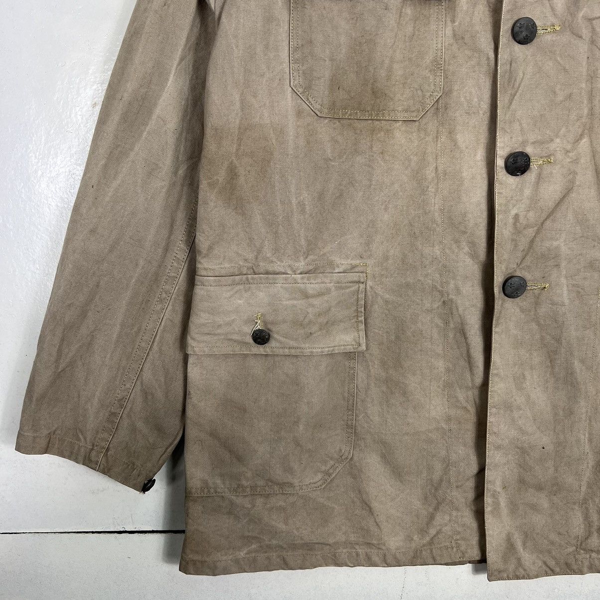Vintage 🔥 40s VINTAGE SWEDISH MILITARY JACKET Size US M / EU 48-50 / 2 - 4 Thumbnail