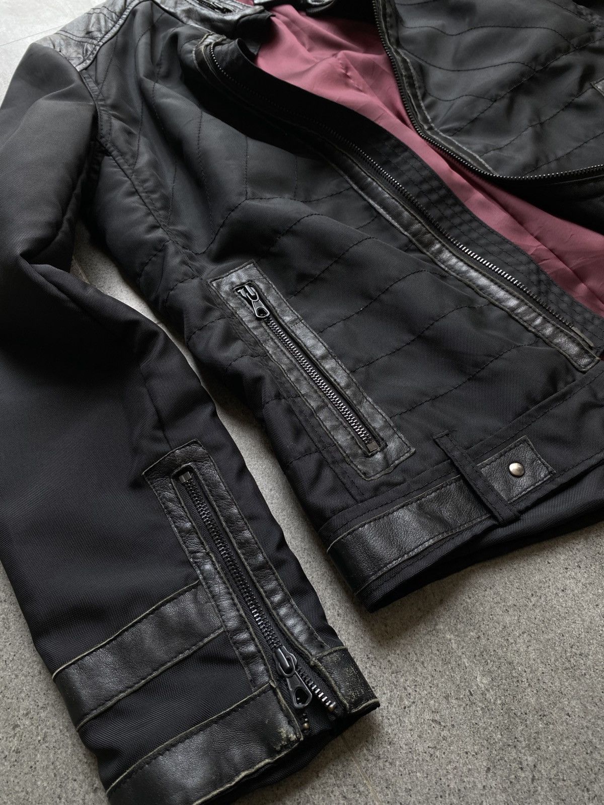 JACKROSE Jackrose Lambskin Leather Jacket Black Biker Style Size US M / EU 48-50 / 2 - 4 Thumbnail
