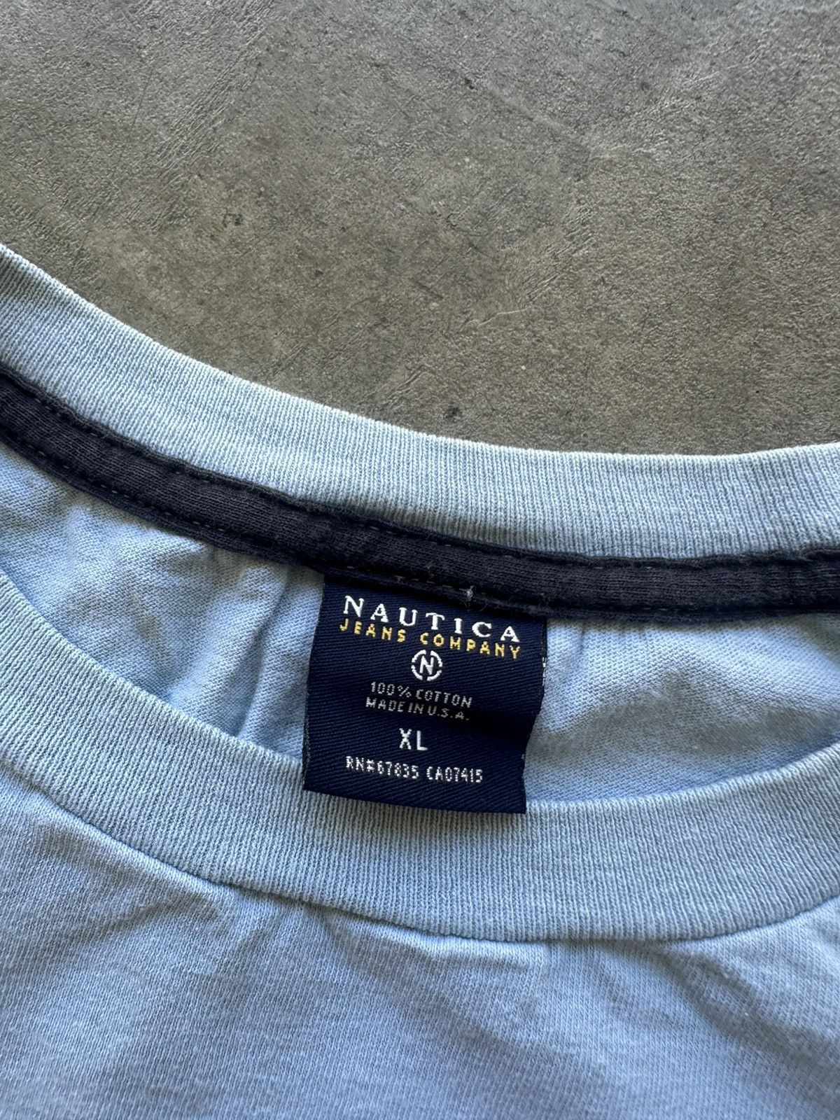 Nautica Vintage 2000s Nautica Jeans T-Shirt Size US M / EU 48-50 / 2 - 2 Thumbnail
