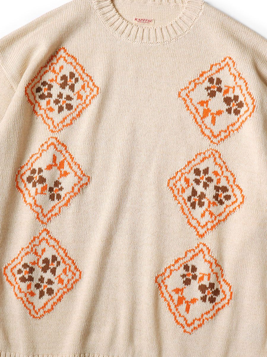 Kapital Kapital 5G Cotton Knit KOOKIE Crew Sweater Size US L / EU 52-54 / 3 - 4 Thumbnail
