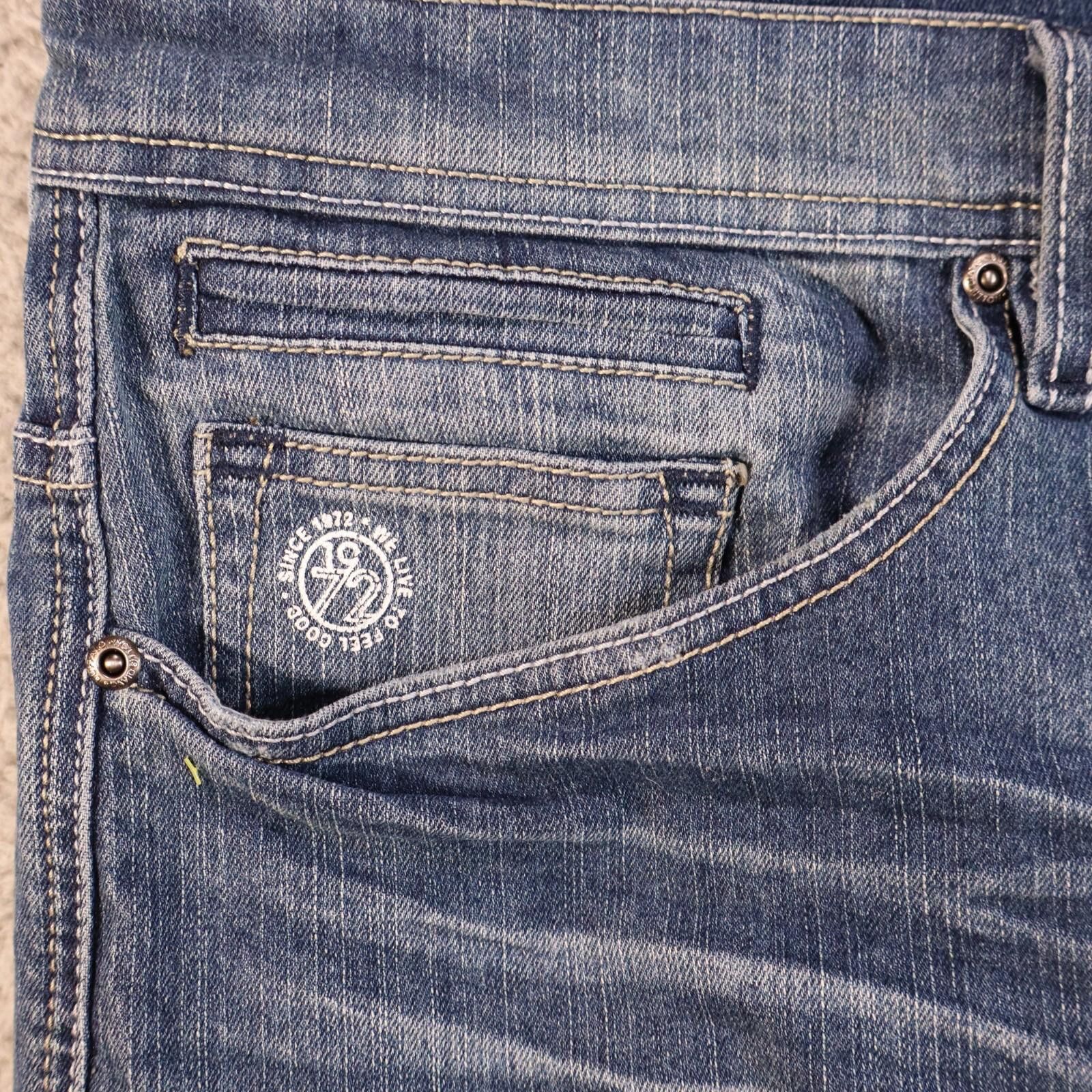 Designer Buffalo David Bitton Evan-X Slim Stretch Jean 38x30 blue Size US 38 / EU 54 - 10 Thumbnail