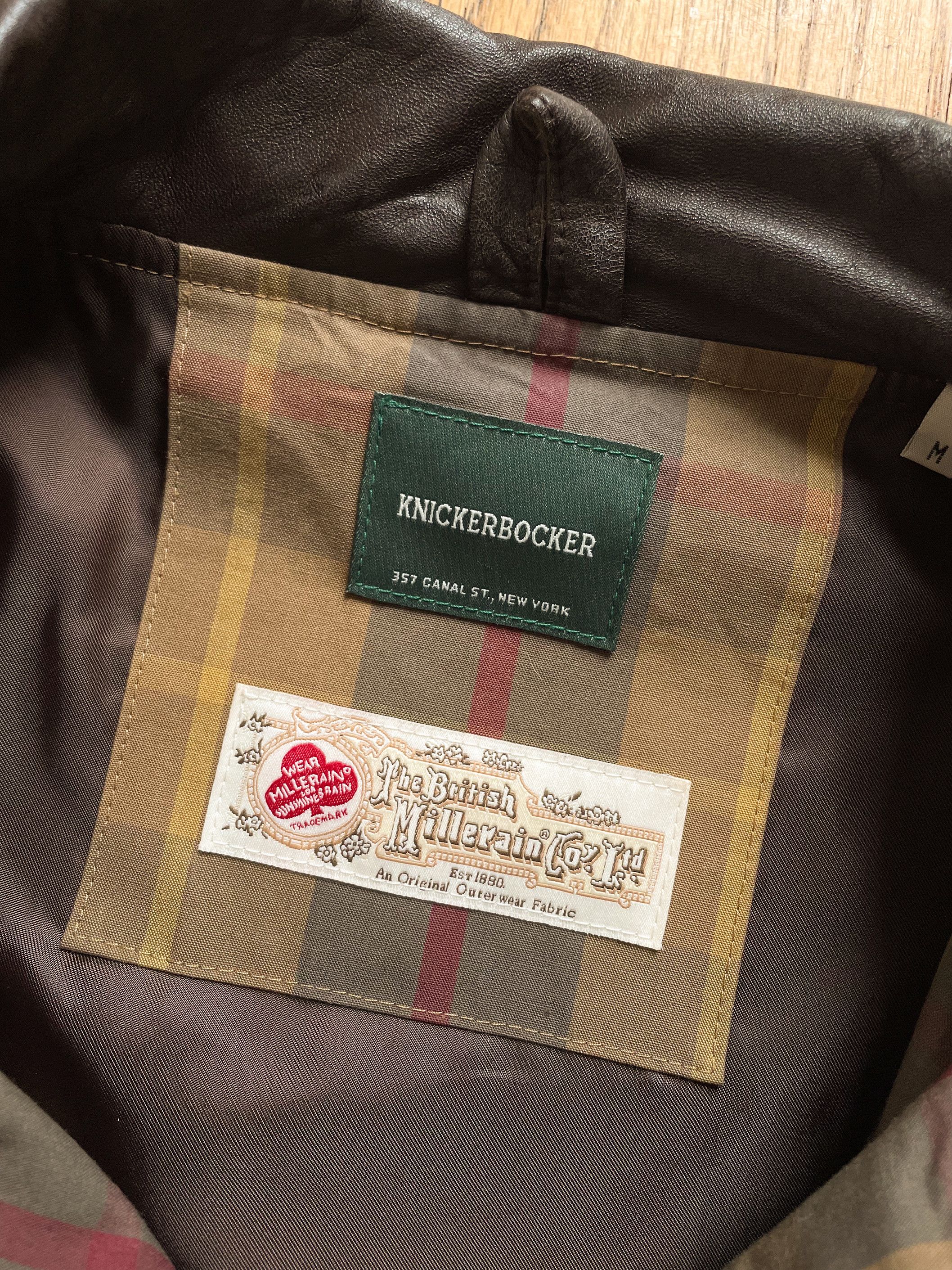 Knickerbocker Mfg Co Knickerbocker x Millerain Tartan Waxed Cotton Chore Coat Size US M / EU 48-50 / 2 - 2 Thumbnail