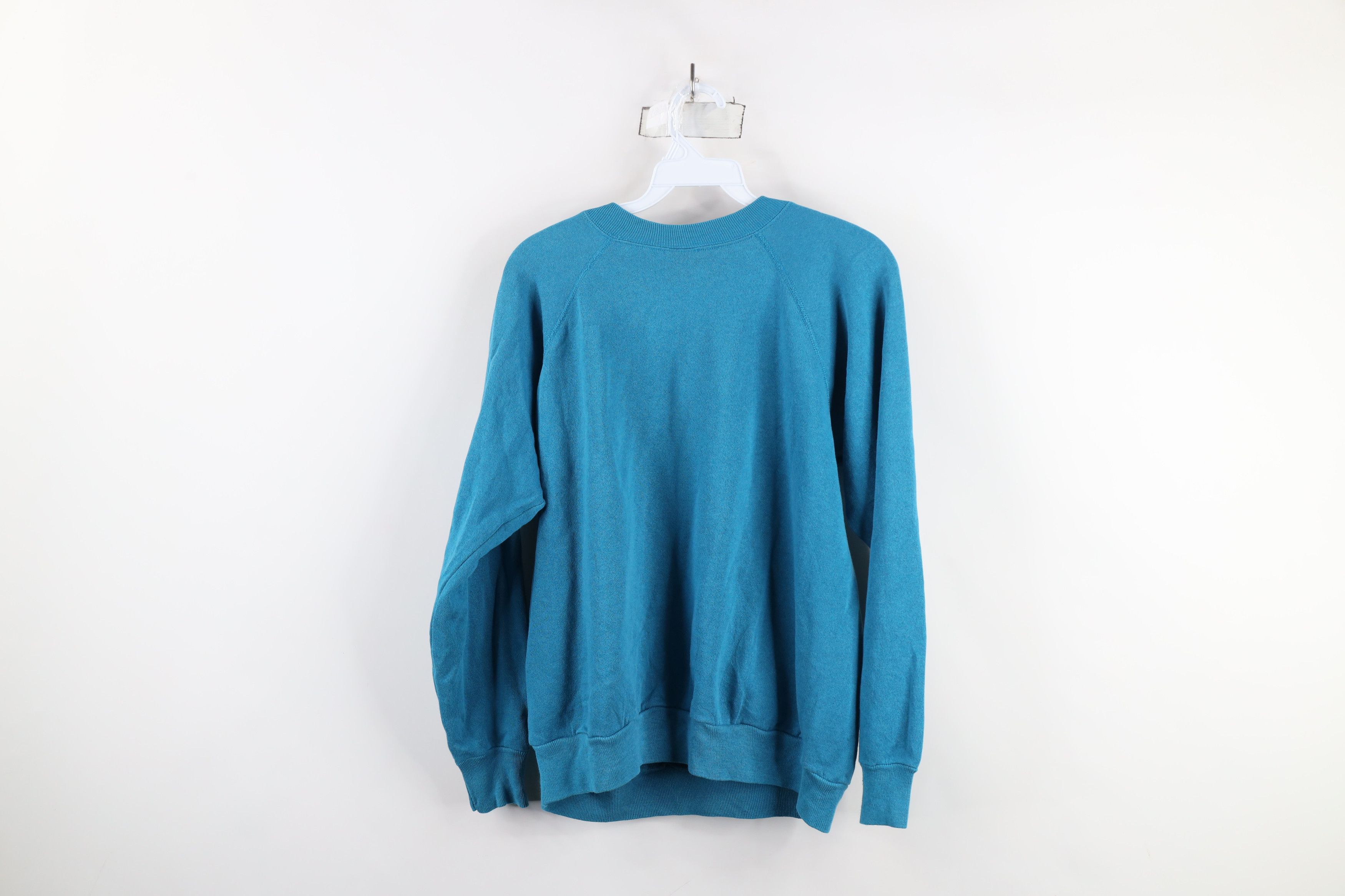 Vintage Vintage 90s Streetwear Hand Painted Winter Trees Sweatshirt Size L / US 10 / IT 46 - 7 Thumbnail