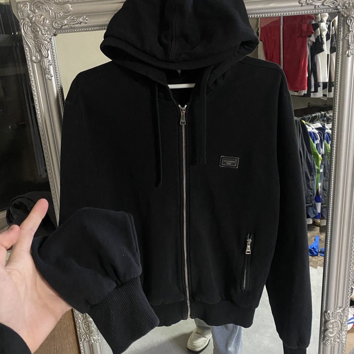 Dolce & Gabbana Dolce&Gabbana Zip Hoodie Black Size US S / EU 44-46 / 1 - 3 Thumbnail