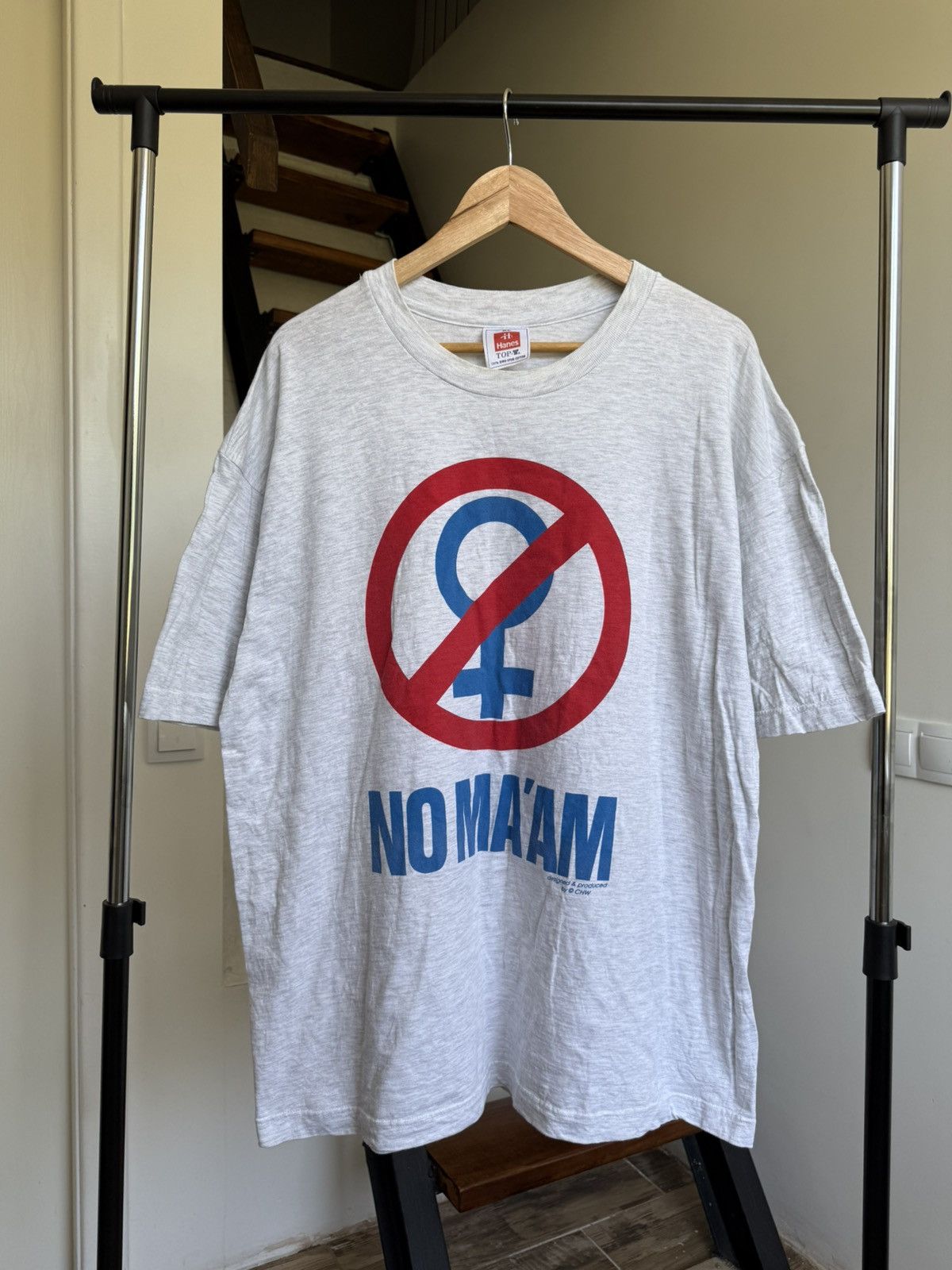 Hanes No Maam Tee Funny Married With Children TV Show Retro Shirt Size US XL / EU 56 / 4 - 1 Thumbnail