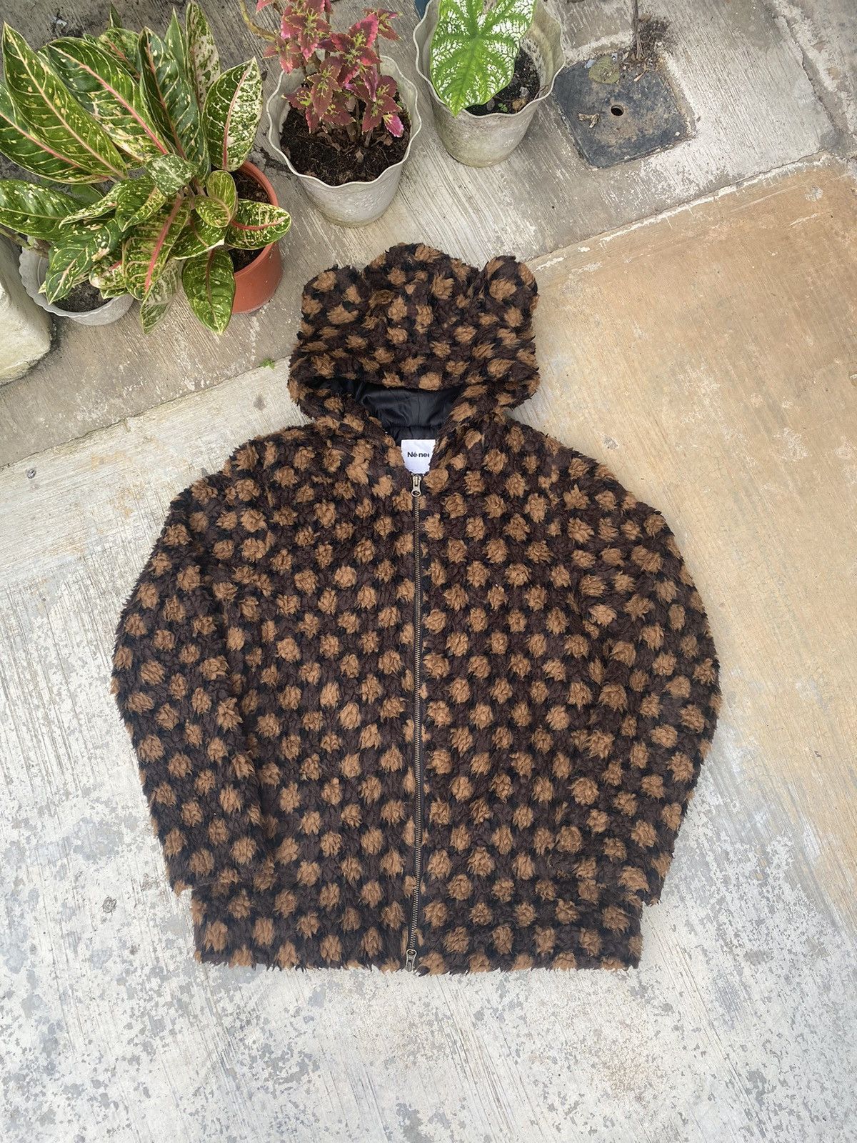 Ne-Net Ne-net Bear Deep Pile Sherpa Hoodies Jacket Size M / US 6-8 / IT 42-44 - 1 Thumbnail