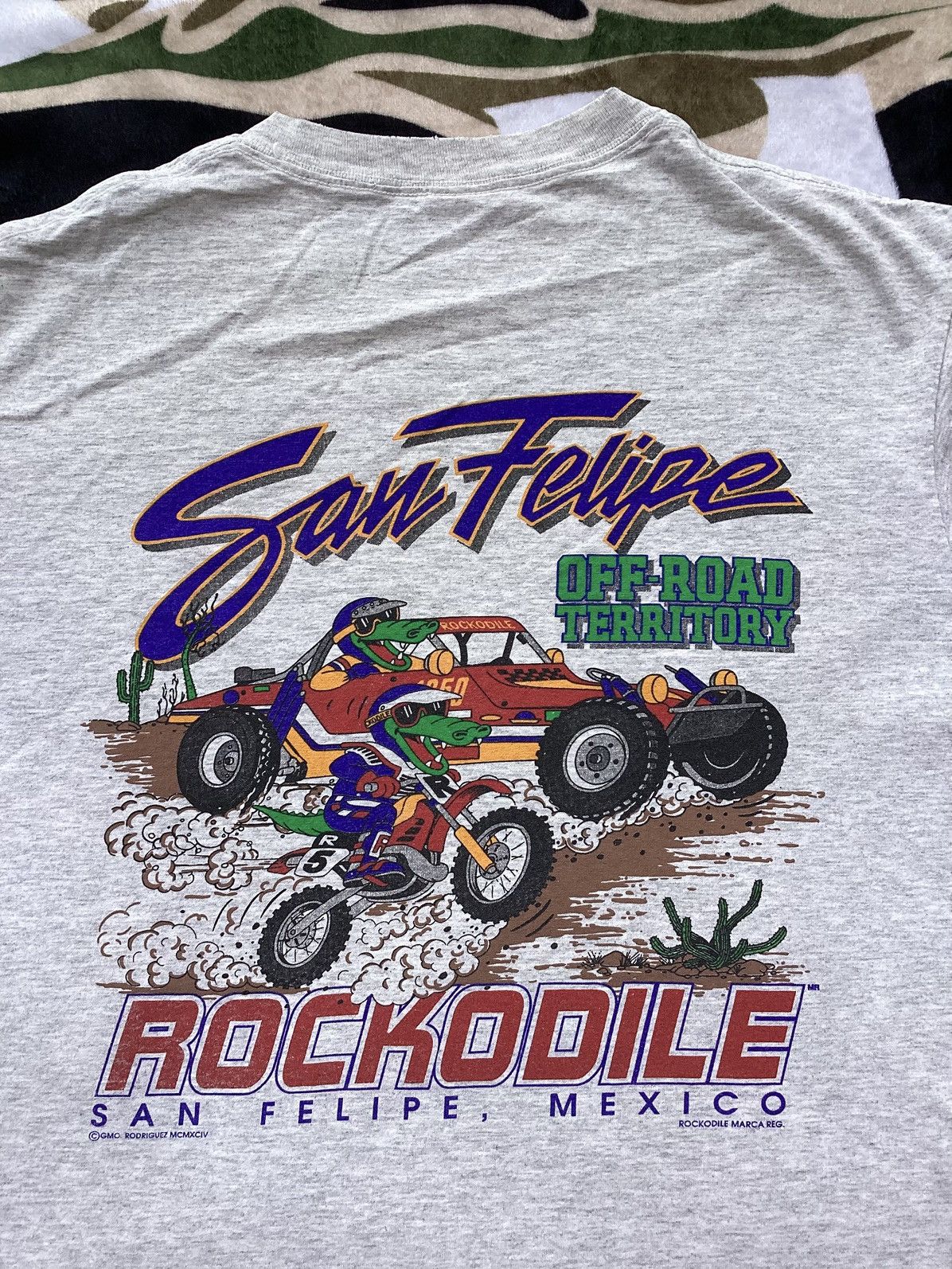 Vintage Vtg San Felipe off-road territory Baja Mexico MX racing Tee Size US L / EU 52-54 / 3 - 2 Thumbnail
