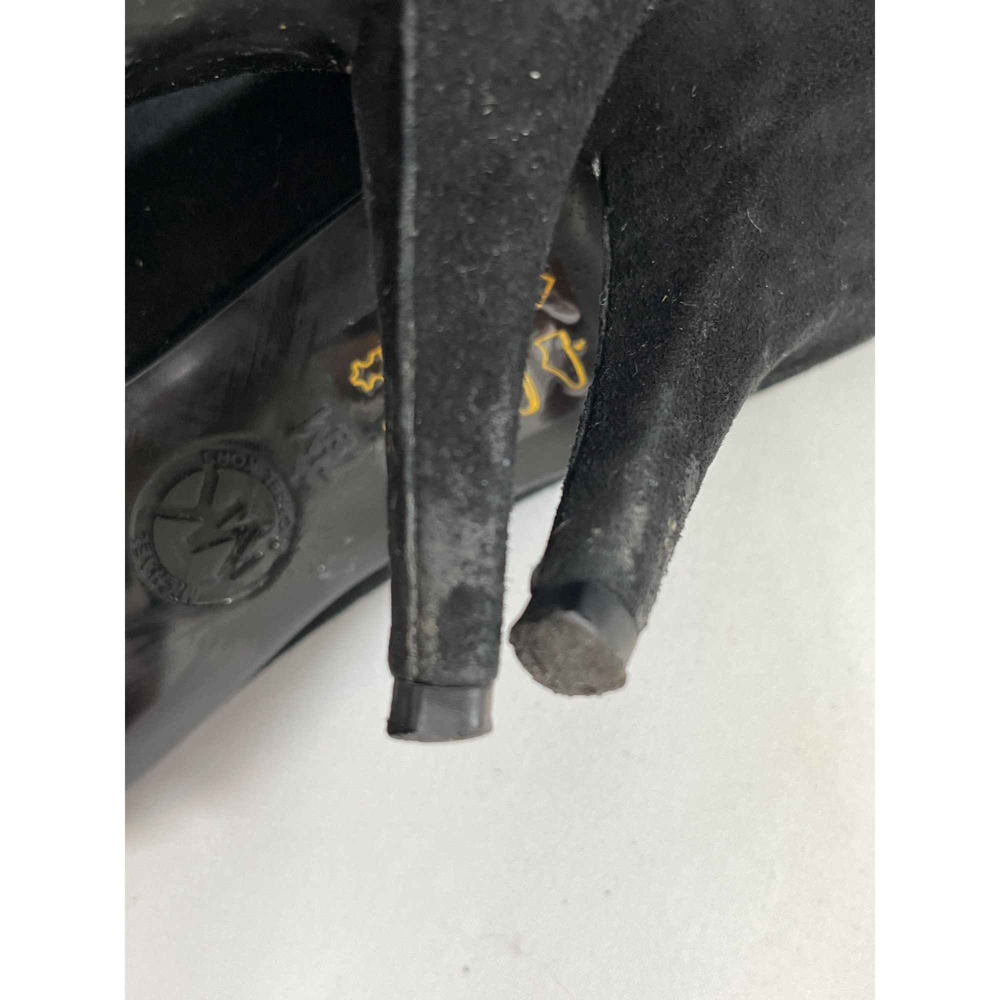 Michael Kors Michael Michael Kors Women's Black Leather Shoes/Heels Size Size US 7.5 / IT 37.5 - 9 Thumbnail