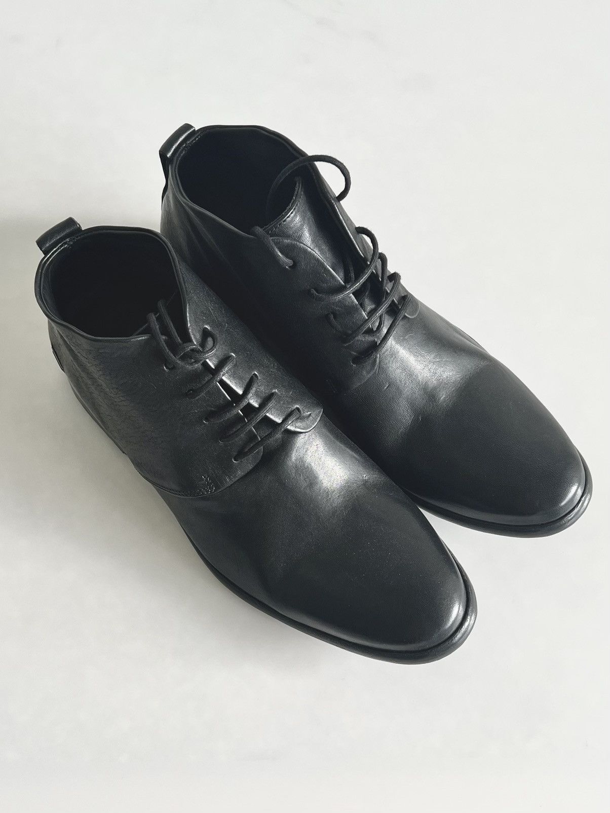 The Last Conspiracy THE LAST CONSPIRACY - GAGE ​​mid-calf leather derby boots Size US 7.5 / EU 40-41 - 4 Thumbnail