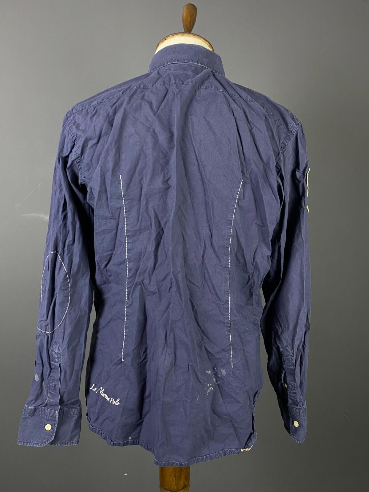 La Martina La Martina Buenos Aires Blue Desde Down Shirt Size 2XL Size US XXL / EU 58 / 5 - 6 Thumbnail