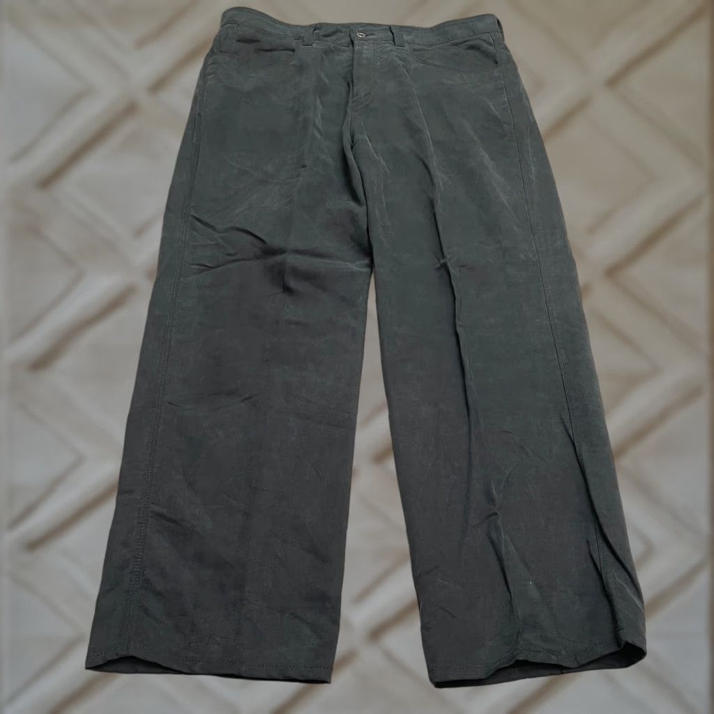Tommy Bahama Pants Chino Tencel Black Straight Leg Classic Mens 36