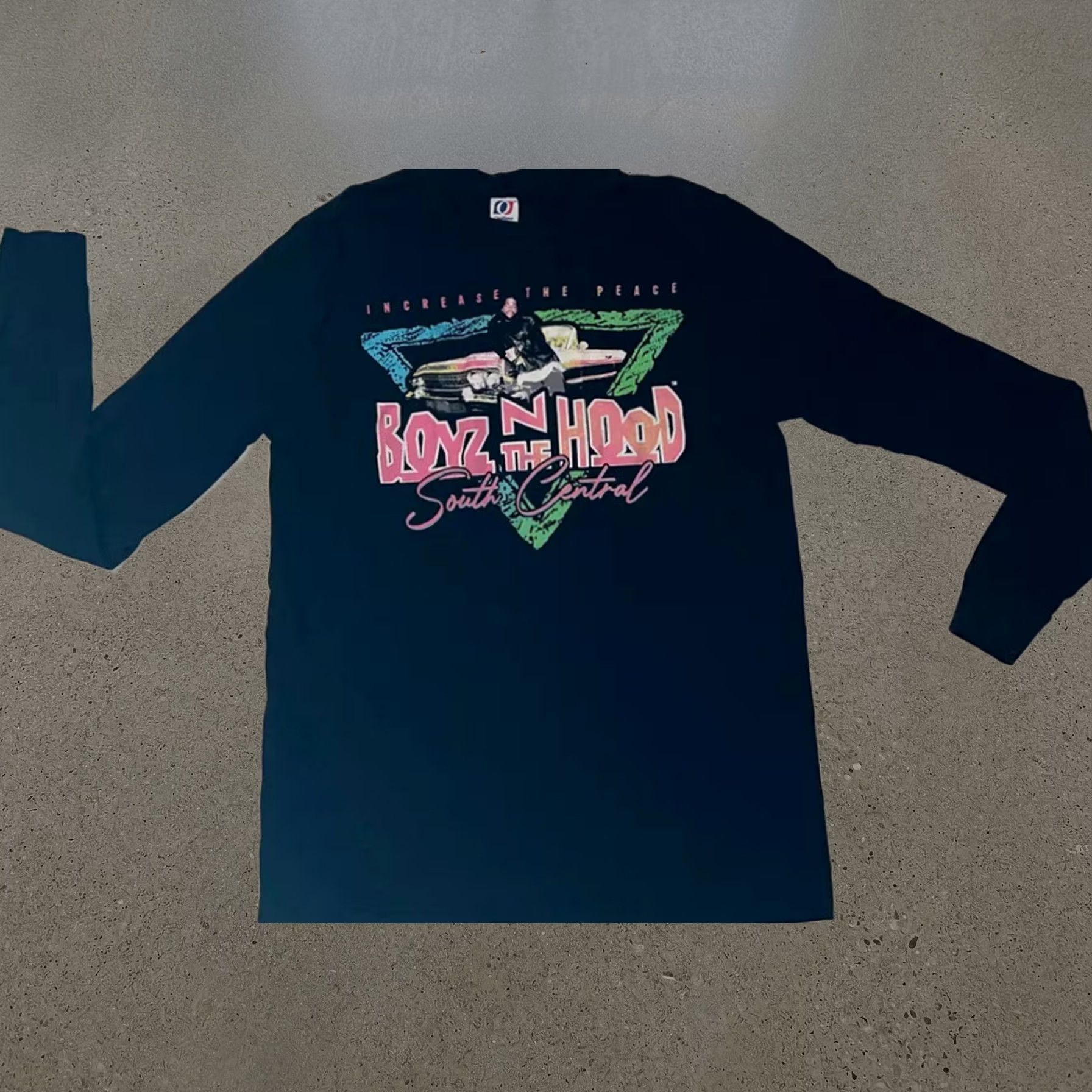 STUSSY　OLD　90sINCREACE THE PEACE　長袖Tシャツ Streetwear × Stussy × Vintage stussy increase the peace flower